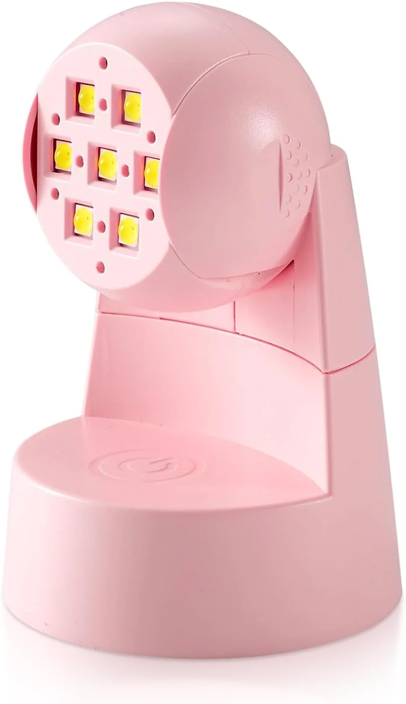 چراغ قابل حمل درمان با نور لایموس، چراغ هنری ناخن مینی قابل تنظیم فرشته چرخان USB چراغ قابل حمل درمان با نور لایموس، چراغ هنری ناخن مینی قابل تنظیم فرشته چرخان USB