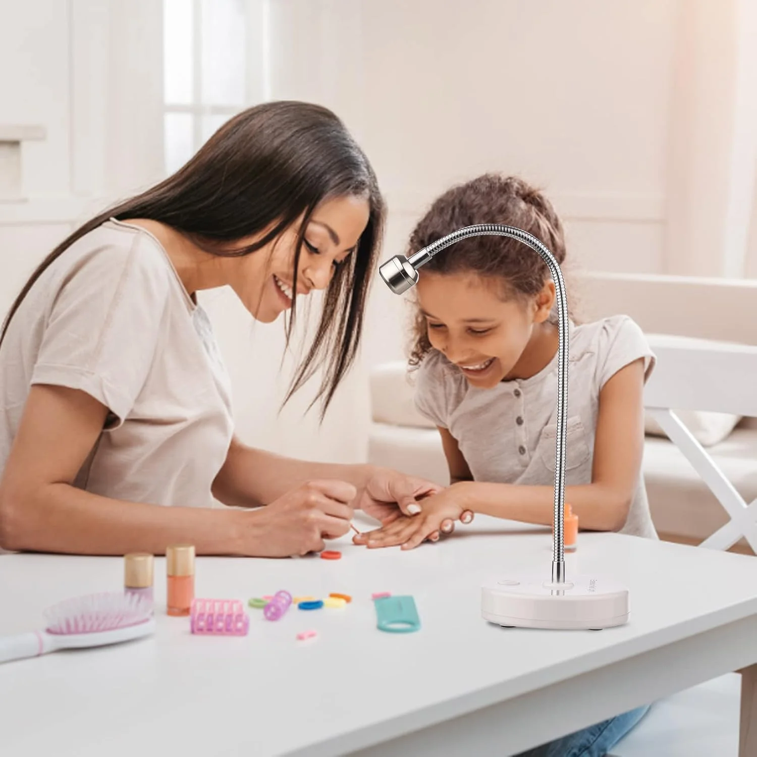 چراغ ال ای دی کوچک یو وی Pepisky برای خشک کردن لاک ژل ناخن، چراغ یو وی برای درمان ناخن، ابزار طراحی ناخن