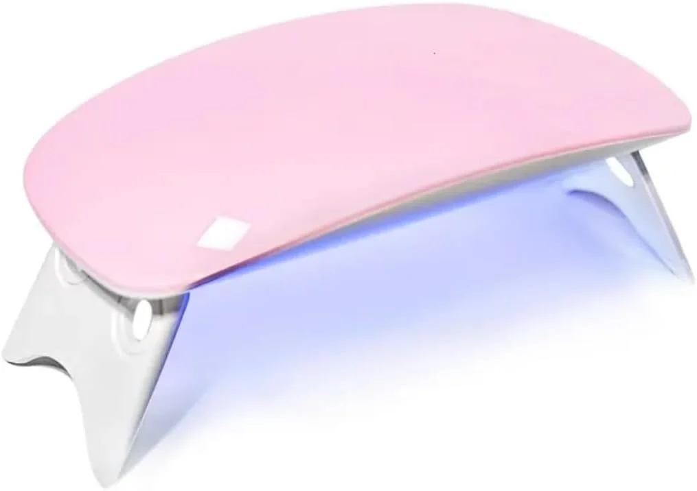 دستگاه خشک کن لاک ناخن مینی 6 وات، لامپ LED UV قابل حمل برای استفاده خانگی، مناسب خشک کردن لاک با کابل USB