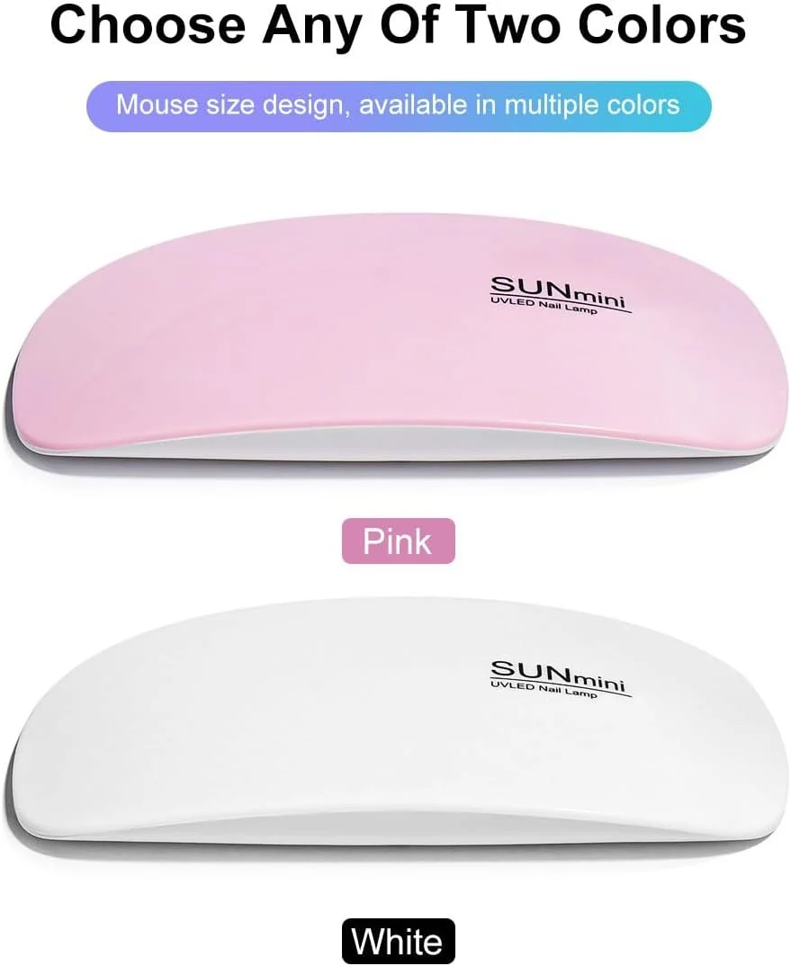 دستگاه خشک کن لاک ناخن مینی 6 وات، لامپ LED UV قابل حمل برای استفاده خانگی، مناسب خشک کردن لاک با کابل USB دستگاه خشک کن لاک ناخن مینی 6 وات، لامپ LED UV قابل حمل برای استفاده خانگی، مناسب خشک کردن لاک با کابل USB