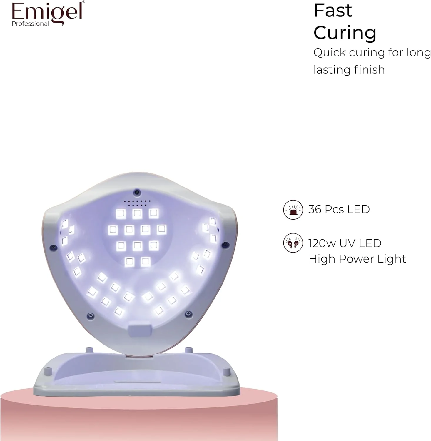 دستگاه خشک کن لاک ناخن ۱۲۰ وات امیگل | خشک کننده سریع لاک ژل | دستگاه یو وی خشک کننده ناخن | دستگاه یو وی حرفه ای ناخن دستگاه خشک کن لاک ناخن ۱۲۰ وات امیگل | خشک کننده سریع لاک ژل | دستگاه یو وی خشک کننده ناخن | دستگاه یو وی حرفه ای ناخن
