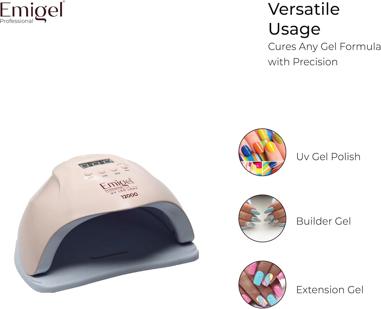 دستگاه خشک کن لاک ناخن ۱۲۰ وات امیگل | خشک کننده سریع لاک ژل | دستگاه یو وی خشک کننده ناخن | دستگاه یو وی حرفه ای ناخن دستگاه خشک کن لاک ناخن ۱۲۰ وات امیگل | خشک کننده سریع لاک ژل | دستگاه یو وی خشک کننده ناخن | دستگاه یو وی حرفه ای ناخن