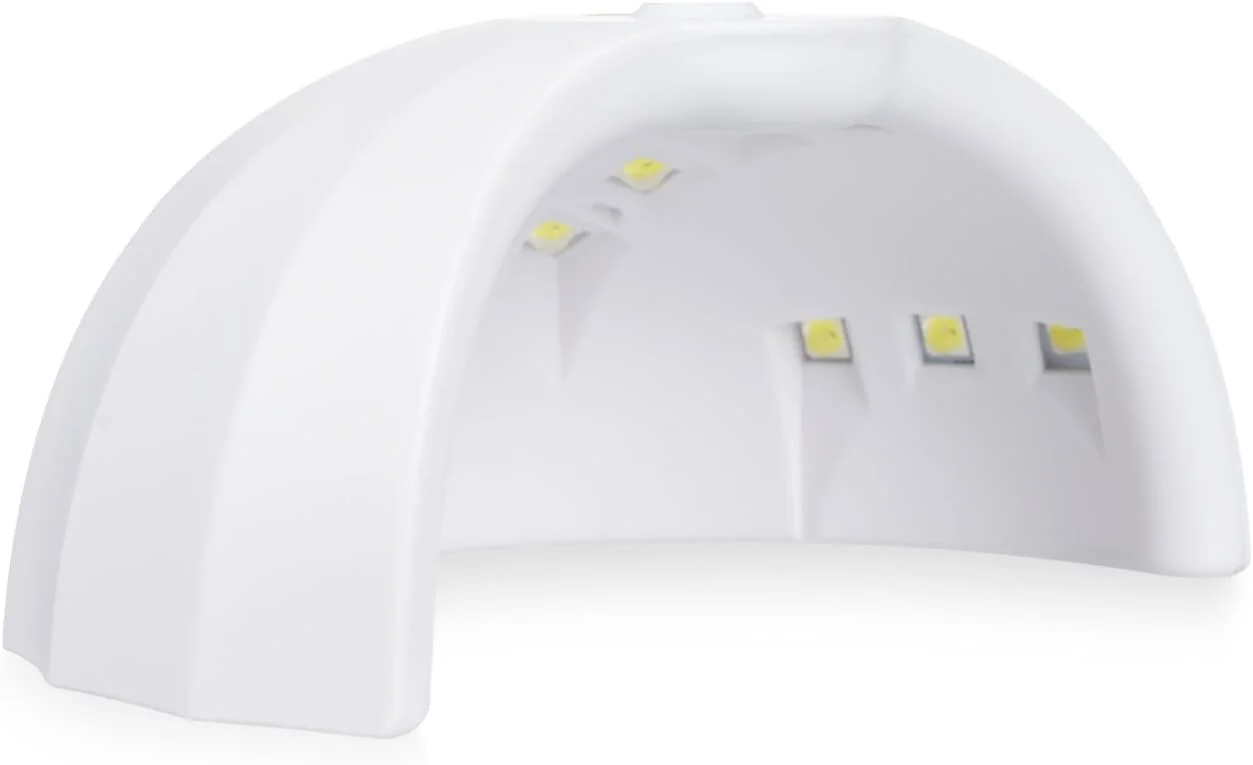 لامپ ناخن LED یو وی Irovami، خشک کن لاک ژل ناخن، لامپ خشک کننده چسب ناخن، نور یو وی ناخن، نور درمانی LED، ابزار طراحی ناخن