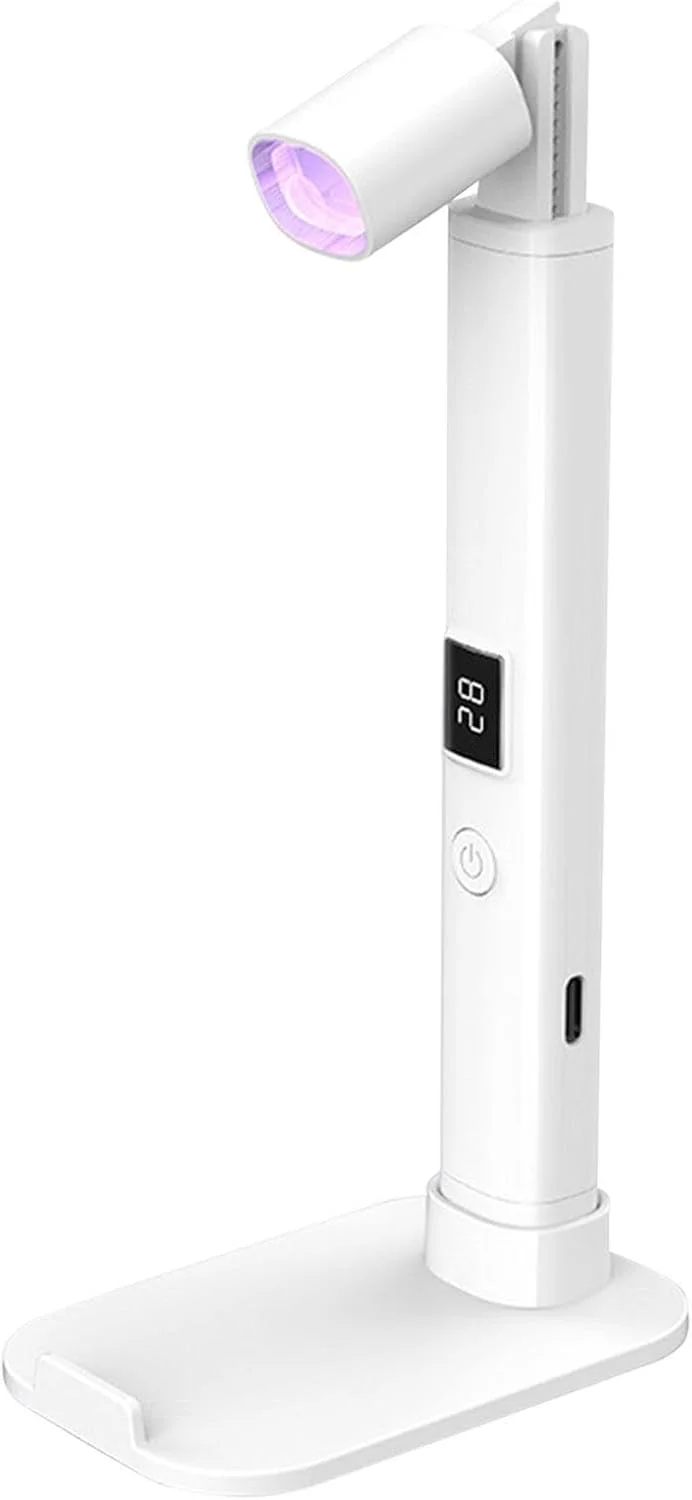 چراغ کوچک و محکم ناخن Joleritc، چراغ کوچک ناخن، لامپ LED قابل حمل ناخن، با صفحه نمایش، پایه تاشو، خشک کننده سریع، خشک کن ناخن USB (سفید) (پرداخت) چراغ کوچک و محکم ناخن Joleritc، چراغ کوچک ناخن، لامپ LED قابل حمل ناخن، با صفحه نمایش، پایه تاشو، خشک کننده سریع، خشک کن ناخن USB (سفید) (پرداخت)