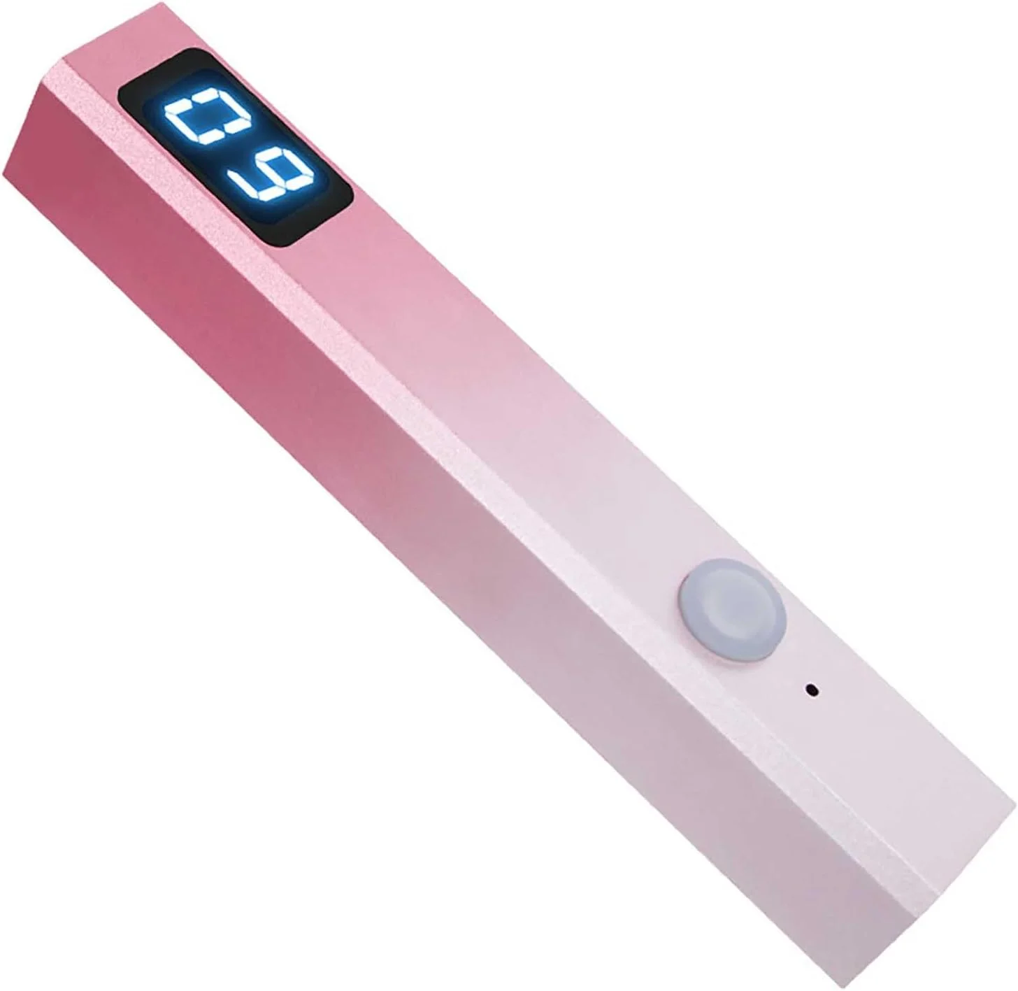 چراغ UV دستی ناخن Tazweeq، لامپ UV کوچک قابل حمل 12 واتی، لامپ LED ناخن، خشک کن ناخن قابل شارژ با صفحه نمایش LCD، مناسب برای استفاده خانگی و شخصی