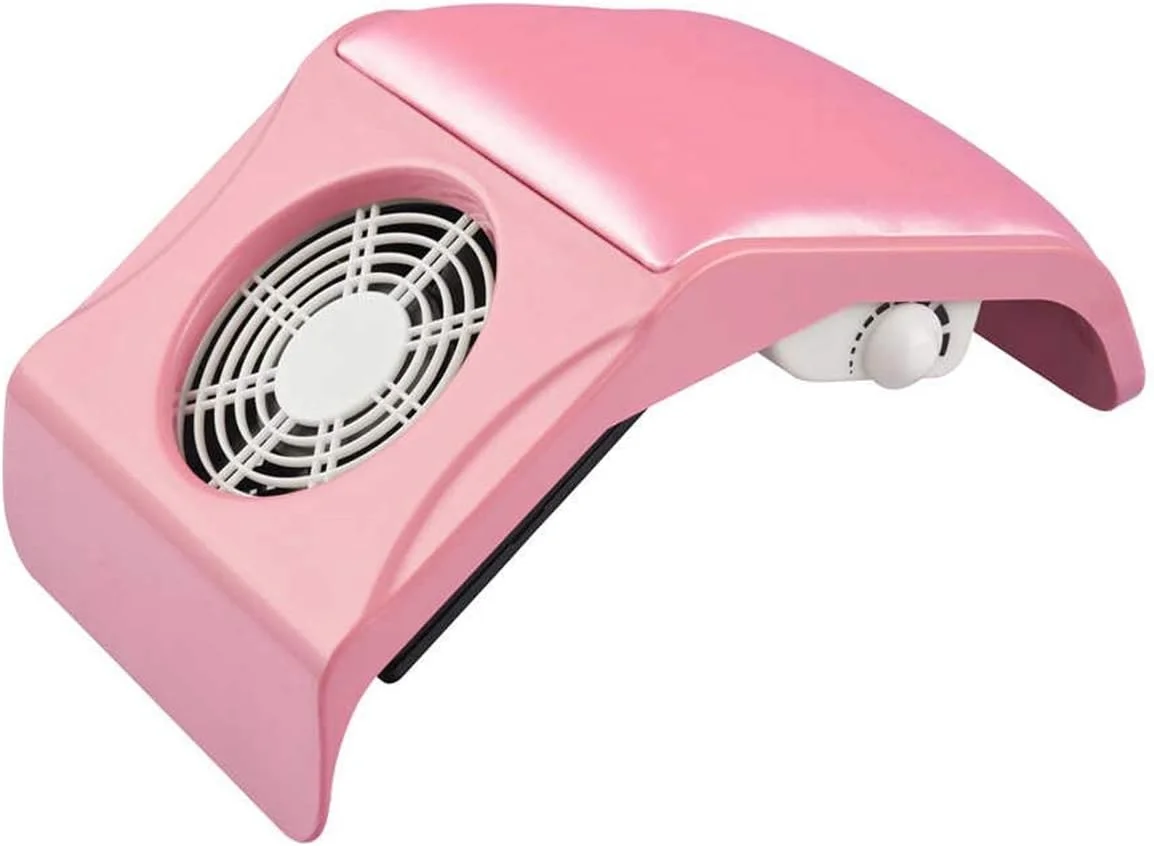 دستگاه جمع کننده گرد و غبار ناخن برقی با مکش و سرعت قابل تنظیم، فن تمیز کننده ناخن، ابزار و تجهیزات مانیکور با 2 کیسه جمع آوری گرد و غبار، صورتی دستگاه جمع کننده گرد و غبار ناخن برقی با مکش و سرعت قابل تنظیم، فن تمیز کننده ناخن، ابزار و تجهیزات مانیکور با 2 کیسه جمع آوری گرد و غبار، صورتی