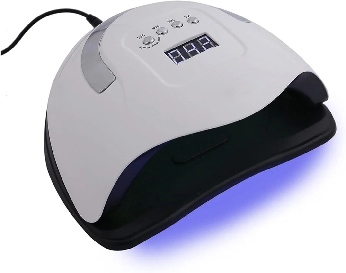 دستگاه خشک کن لاک ناخن 114 وات با 57 عدد LED، مناسب برای خشک کردن لاک ژل با سنسور حرکتی و دکمه تایمر، ابزار مانیکور سالنی دستگاه خشک کن لاک ناخن 114 وات با 57 عدد LED، مناسب برای خشک کردن لاک ژل با سنسور حرکتی و دکمه تایمر، ابزار مانیکور سالنی