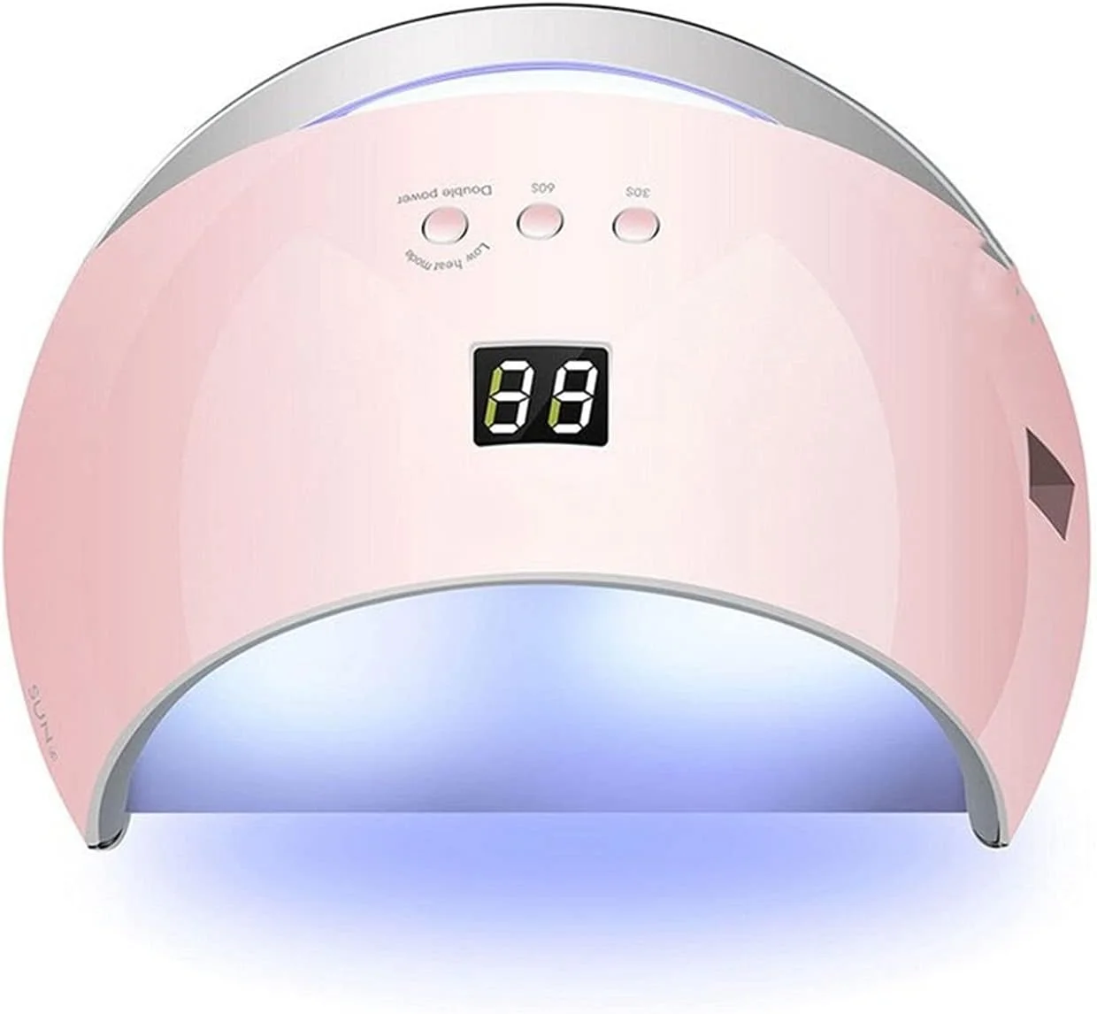 دستگاه خشک کن لاک ناخن LED UV هوشمند با تایمر LCD و کف فلزی، چند رنگ، مناسب برای خشک کردن لاک ژل UV و ابزارهای طراحی ناخن (صورتی) دستگاه خشک کن لاک ناخن LED UV هوشمند با تایمر LCD و کف فلزی، چند رنگ، مناسب برای خشک کردن لاک ژل UV و ابزارهای طراحی ناخن (صورتی)