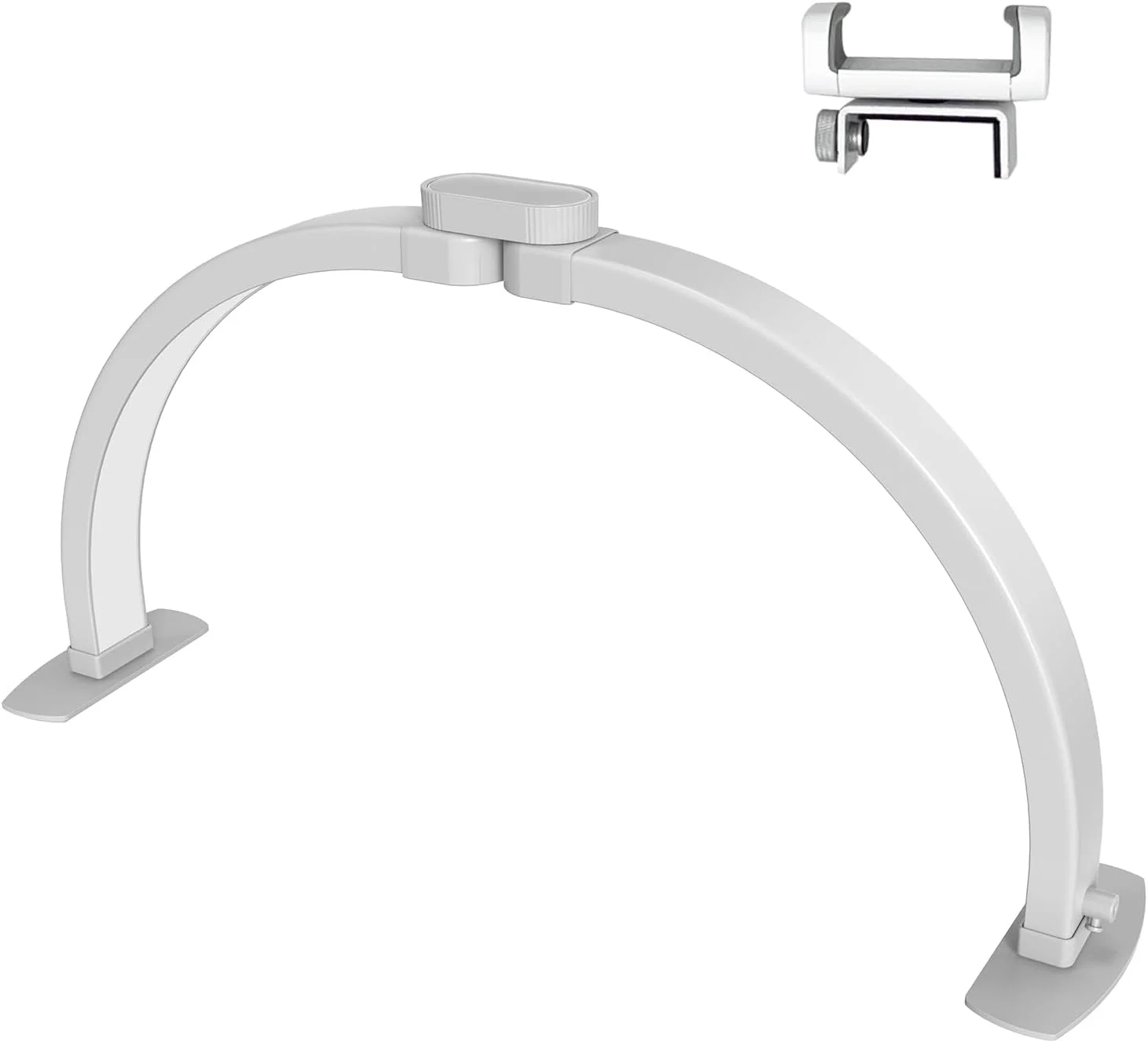 چراغ زیبایی هلال ماه موریلیان برای ناخن، تاتو و گلدوزی، با قابلیت تنظیم 10 سطح روشنایی و 3 سطح دمای رنگ، چراغ رومیزی برای ناخن و زیبایی