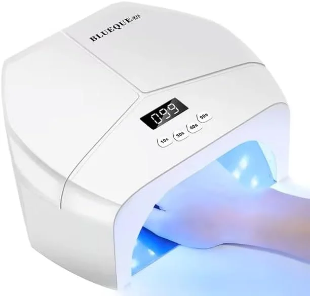 دستگاه خشک کن حرفه ای ناخن، لامپ یو وی برای خشک کردن انواع ژل، لاک ناخن، تشخیص حرکت، مانیکور و پدیکور، 268 وات