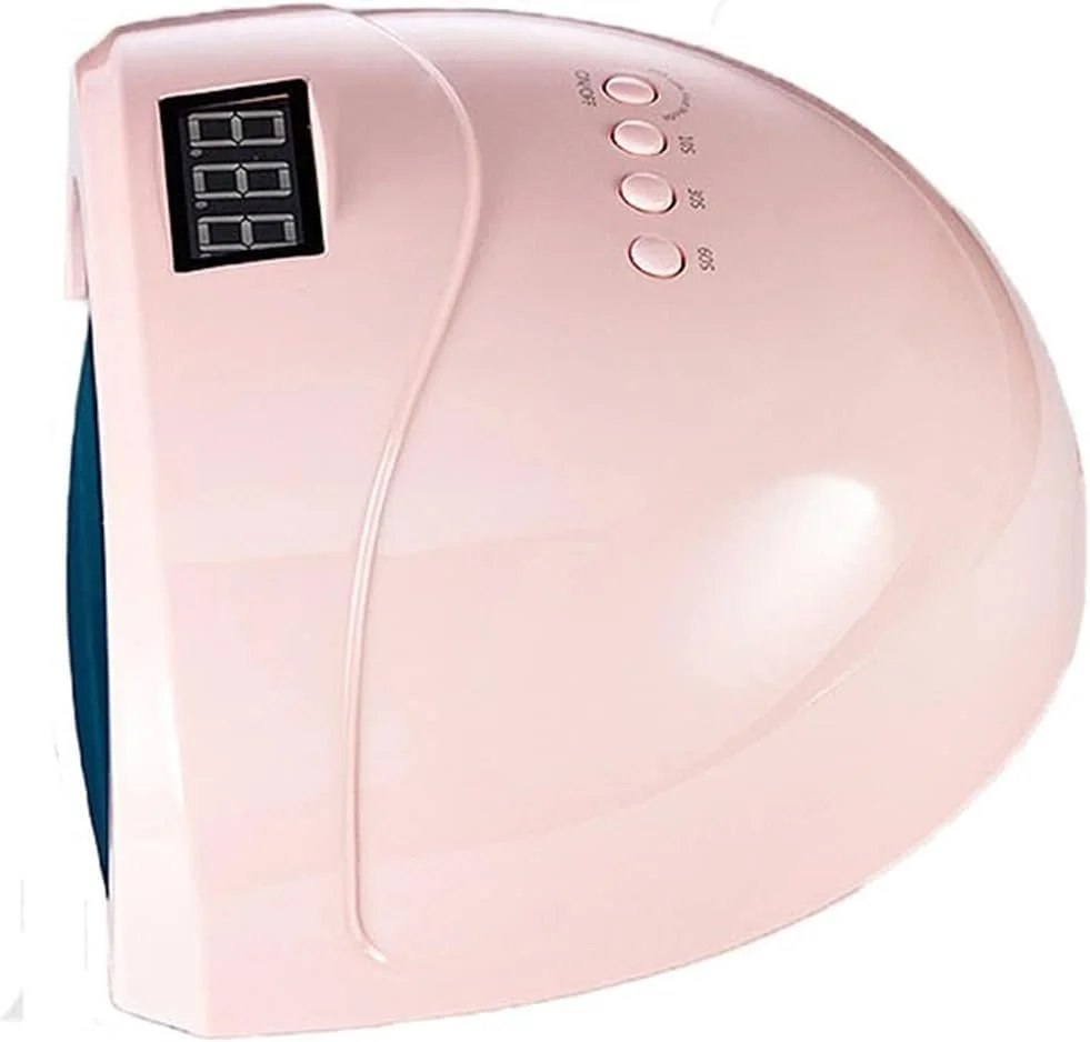 لامپ UV ناخن برانسون 48 وات مدل SUN 1S UV LED مناسب برای انواع ژل ها با تایمر 10/30/60/99 ثانیه و خشک شدن سریع 30 ثانیه ای (رنگ: صورتی)