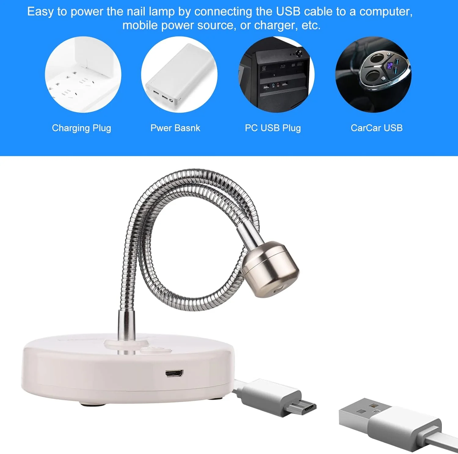 چراغ UV LED کوچک Labymos برای خشک کردن لاک ژل ناخن، چراغ UV LED برای درمان ناخن، ابزار طراحی ناخن