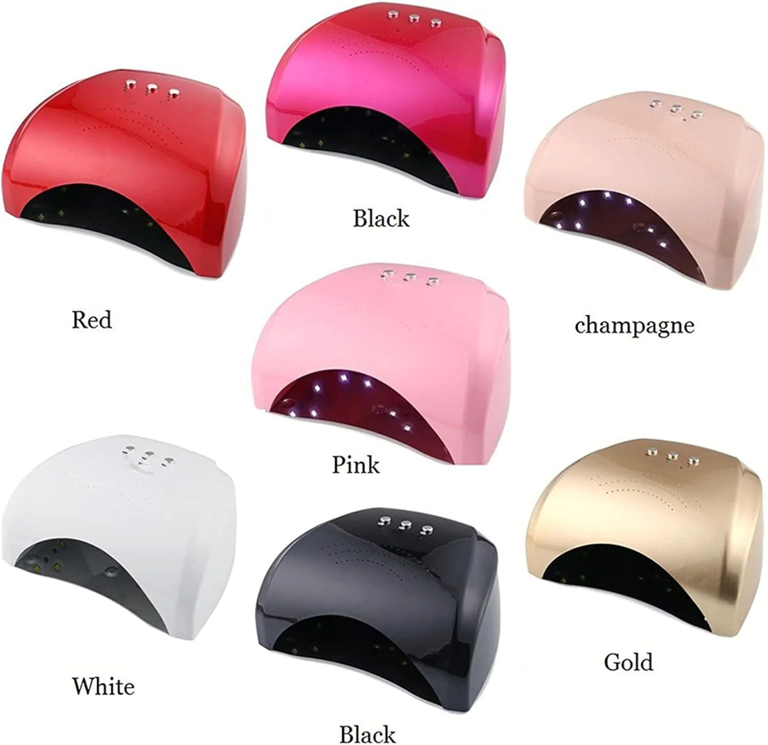 دستگاه خشک کن لاک ناخن 36 وات نور سفید LED UV برای ناخن، دستگاه مانیکور، خشک کردن سریع لاک ژل ناخن، ابزار طراحی ناخن (صورتی) دستگاه خشک کن لاک ناخن 36 وات نور سفید LED UV برای ناخن، دستگاه مانیکور، خشک کردن سریع لاک ژل ناخن، ابزار طراحی ناخن (صورتی)