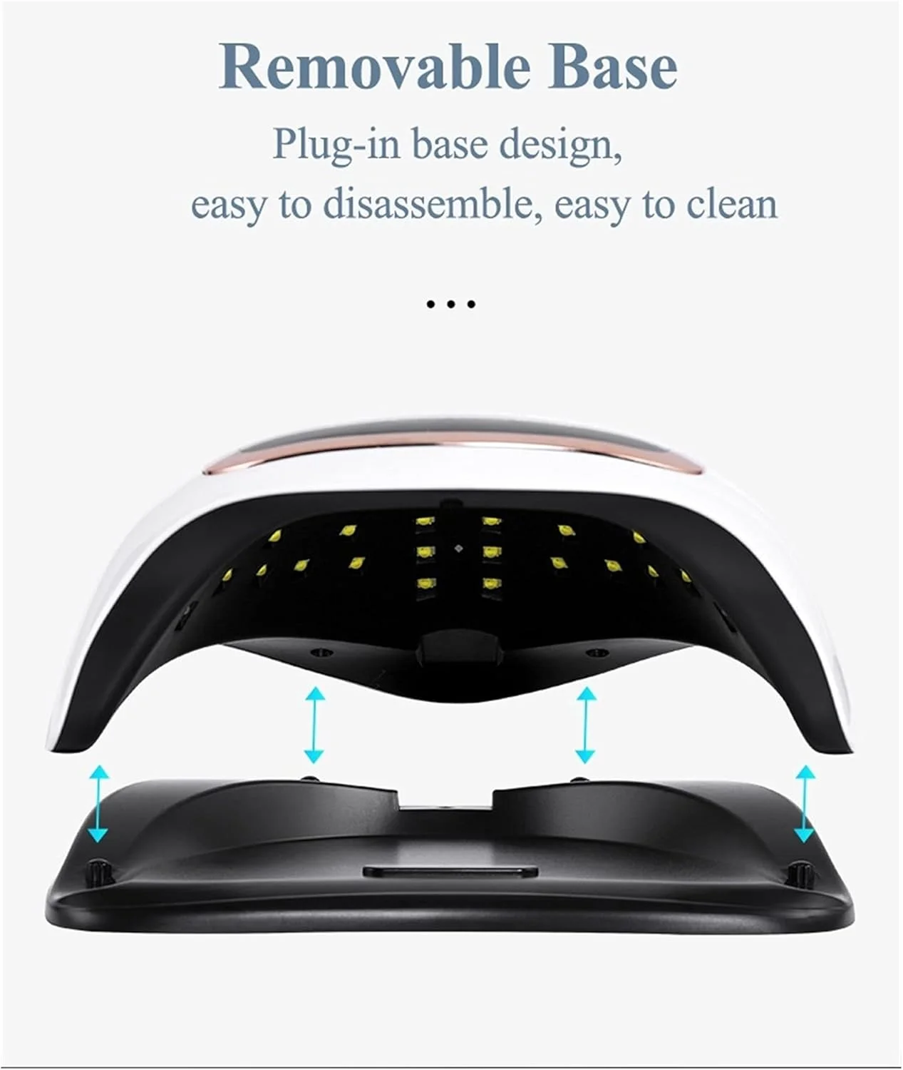 دستگاه خشک کن لاک ژل LED UV قابل حمل، مناسب برای انواع ژل ها دستگاه خشک کن لاک ژل LED UV قابل حمل، مناسب برای انواع ژل ها