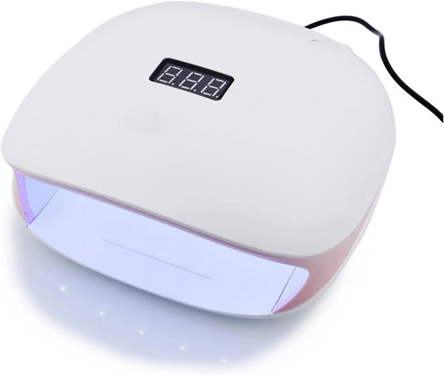 دستگاه خشک کن لاک ناخن UV LED، سنسور هوشمند، حرفه ای 48 وات، دو لامپه، مناسب خشک کردن انواع لاک ژل