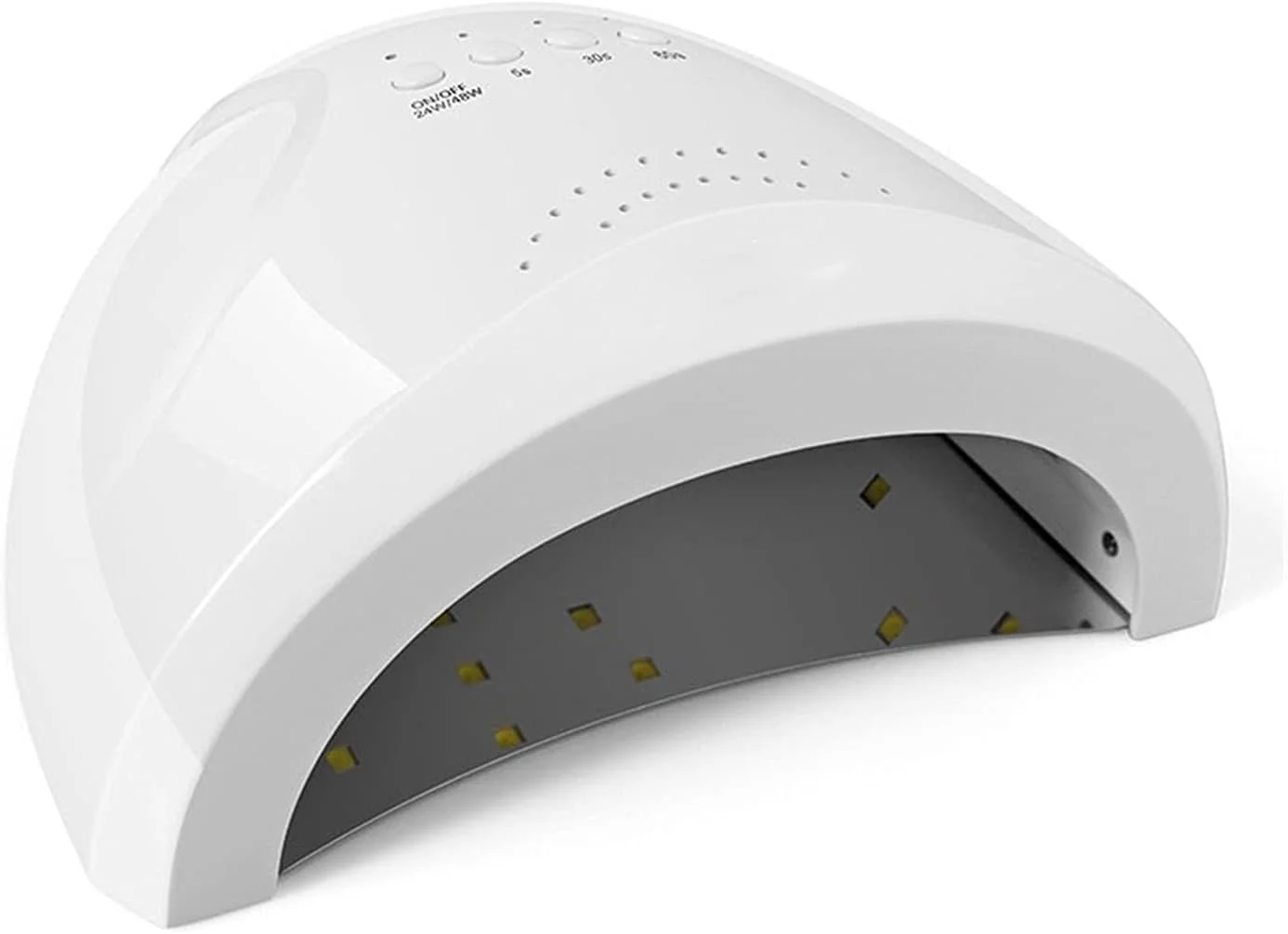 دستگاه خشک کن لاک ناخن 48 وات با 30 چراغ LED برای مانیکور، خشک کن UV LED برای خشک کردن ژل لاک UV، ابزار ناخن، دستگاه خشک کننده سریع ژل لاک