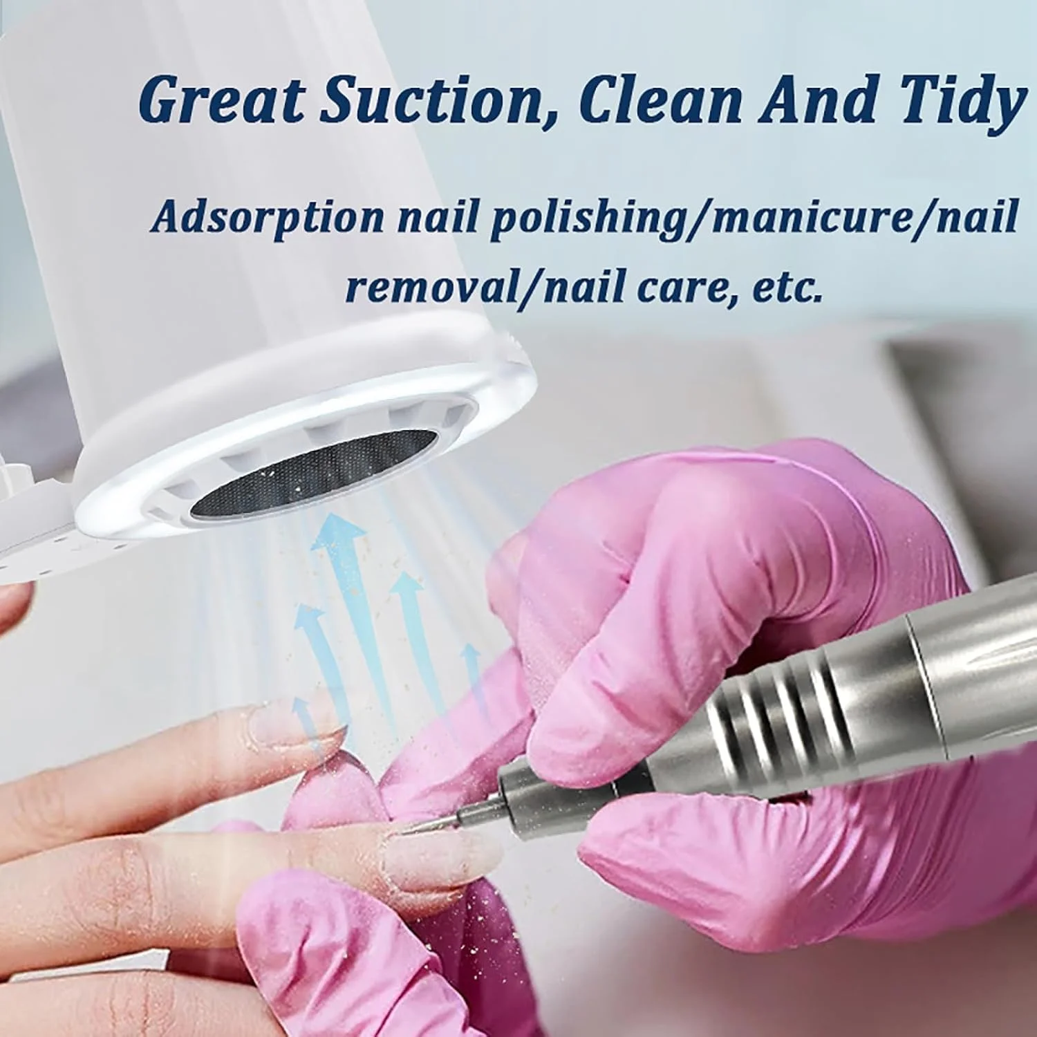 دستگاه جمع کننده گرد و غبار ناخن، مناسب سالن های آرایشی، با لامپ LED سه رنگ، قابل تنظیم چند زاویه ای 90 درجه، دارای فیلتر صنعتی، مناسب برای هر نوع پولیش ناخن دستگاه جمع کننده گرد و غبار ناخن، مناسب سالن های آرایشی، با لامپ LED سه رنگ، قابل تنظیم چند زاویه ای 90 درجه، دارای فیلتر صنعتی، مناسب برای هر نوع پولیش ناخن