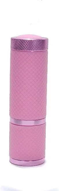 دستگاه خشک کن لاک ناخن UV LED، مناسب برای انواع لاک ژل، اکریلیک، با منبع تغذیه باتری، مناسب برای استفاده در منزل (صورتی)