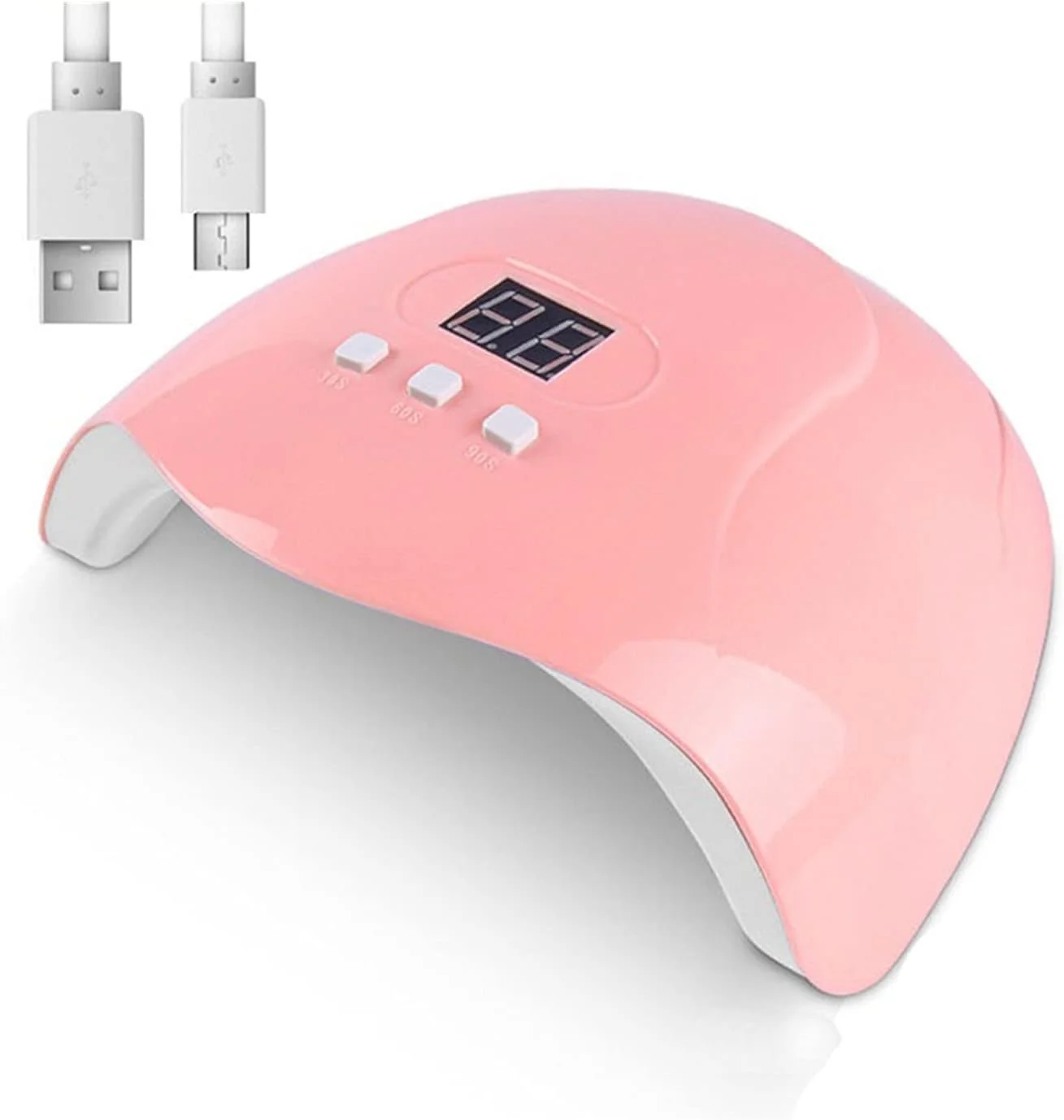 دستگاه خشک کن لاک ناخن UV LED، 36 وات 18LED، مناسب برای خشک کردن انواع لاک ژل، دارای تایمر هوشمند و اتصال USB، ابزار طراحی ناخن (X3-36w)