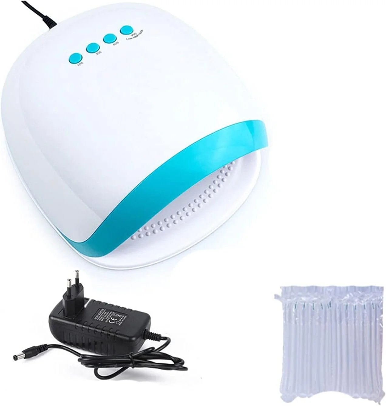 دستگاه خشک کن لاک ناخن UV با توان 60 وات و لامپ یخی مجهز به 30 عدد LED، مناسب برای خشک کردن انواع لاک ژل و طراحی ناخن