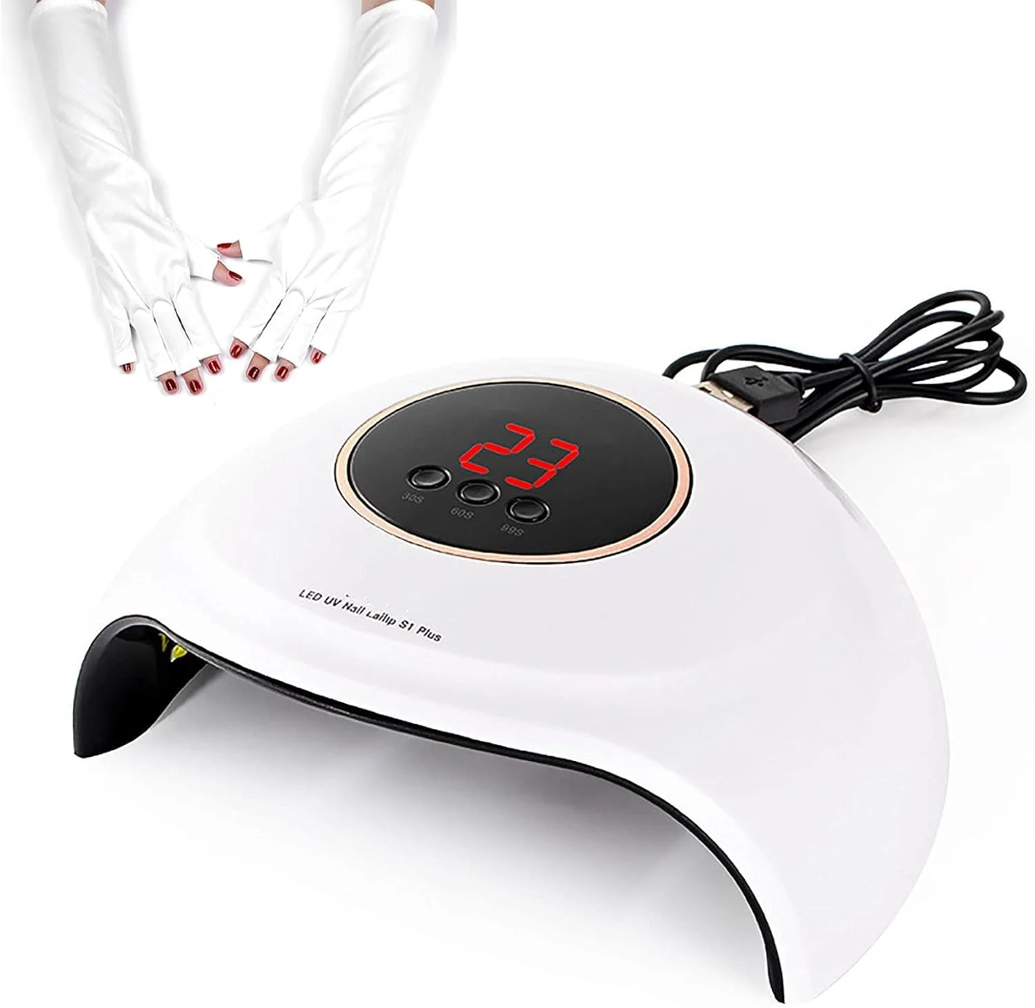 دستگاه خشک کن ناخن ژلی LED، دارای تایمر و سنسور، ابزار طراحی ناخن
