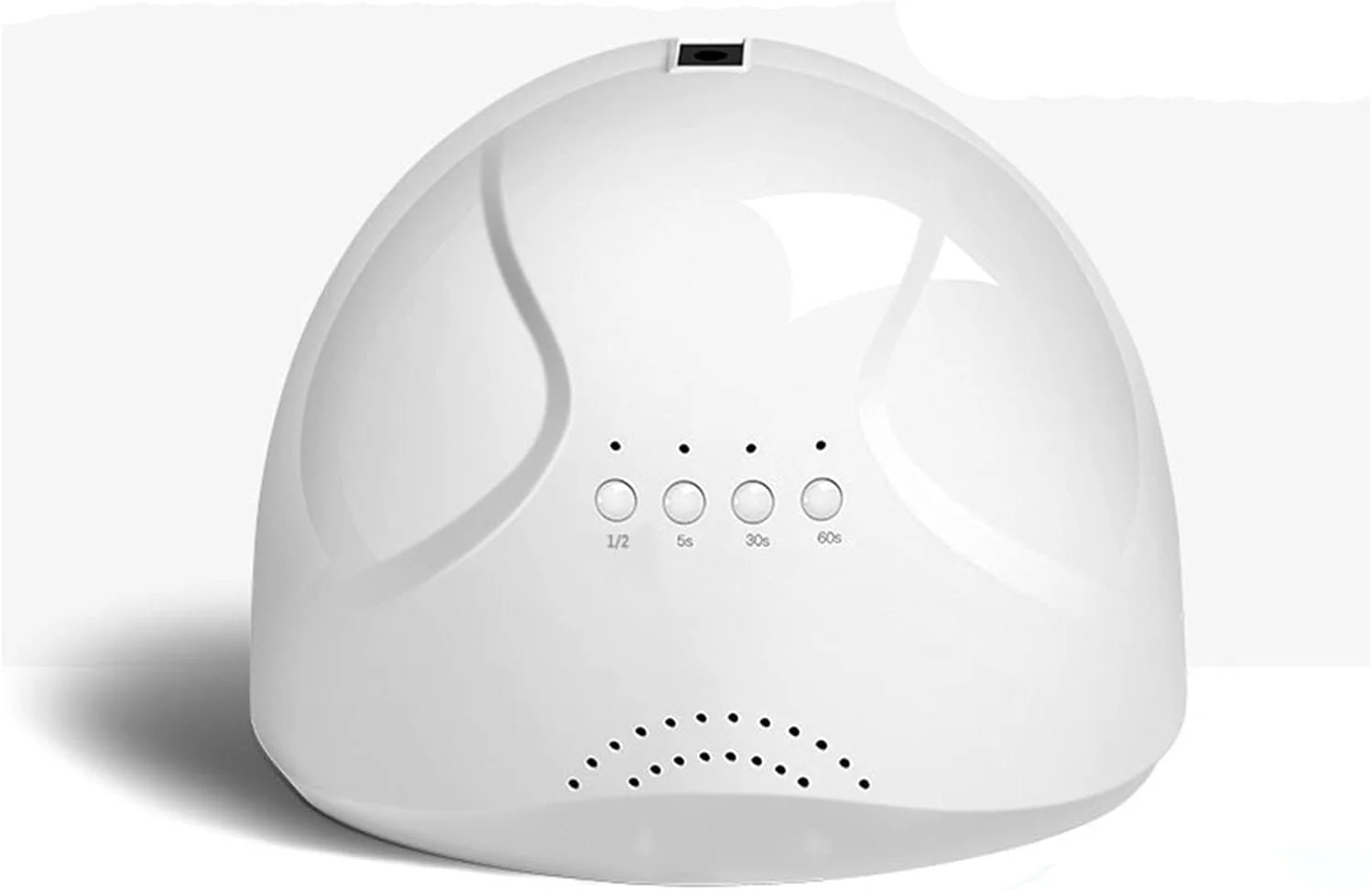 دستگاه خشک کن لاک ناخن LED UV با توان 48 وات، منبع نور دوگانه، دستگاه مانیکور برای خشک کردن ژل ناخن، ابزار هنری سالن برای لاک ناخن (سفید)