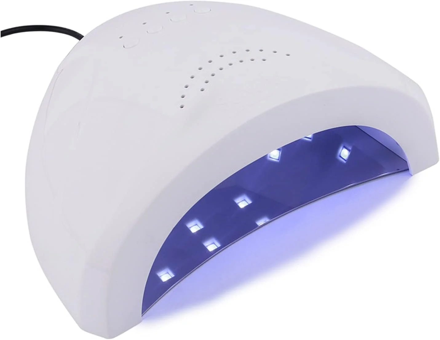 دستگاه خشک کن لاک ناخن LED UV 48W/24W، ابزاری برای خشک کردن لاک ژل و طراحی ناخن با تایمر 5، 30 و 60 ثانیه