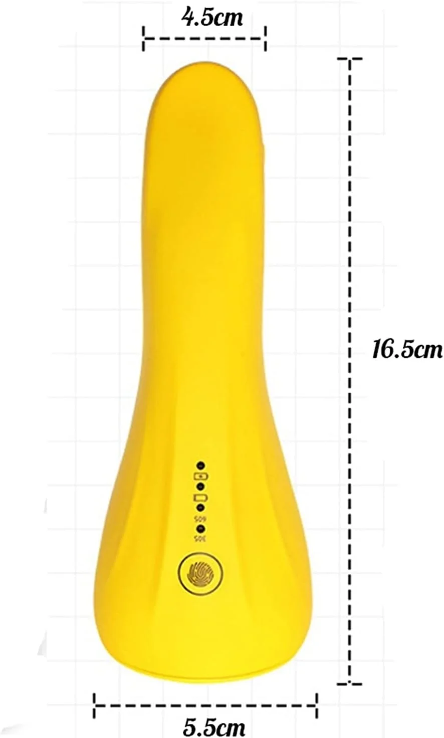 چراغ ناخن دستی قابل حمل مینی UV/LED، پخت مژه، خشک‌کن سریع، شارژی USB، ابزار طراحی ناخن برای لاک ناخن (زرد)