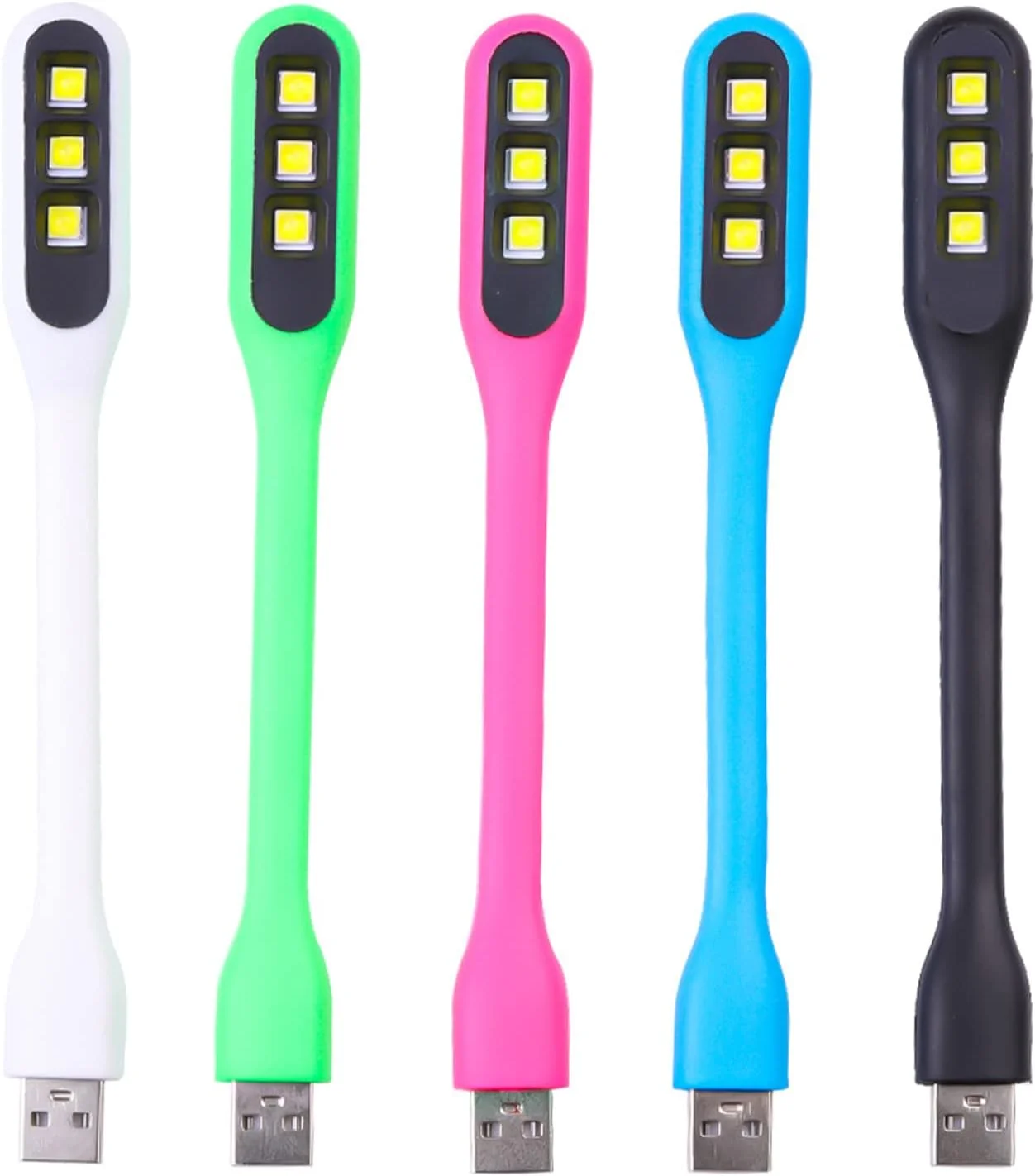 چراغ مینی USB ناخن Labymos با منبع نور دوگانه، خشک کننده سریع، قابل خم شدن چند زاویه ای، قابل حمل برای مانیکور و فوتوتراپی