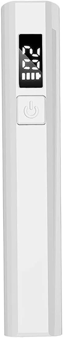 چراغ UV دستی ناخن، چراغ های کوچک UV برای ناخن های ژلی، خشک کن ناخن، صفحه نمایش نور و تایمر 30 و 60 ثانیه، چراغ قوه قابل حمل ناخن، هدیه برای خانم ها، طراحی ناخن، سفید