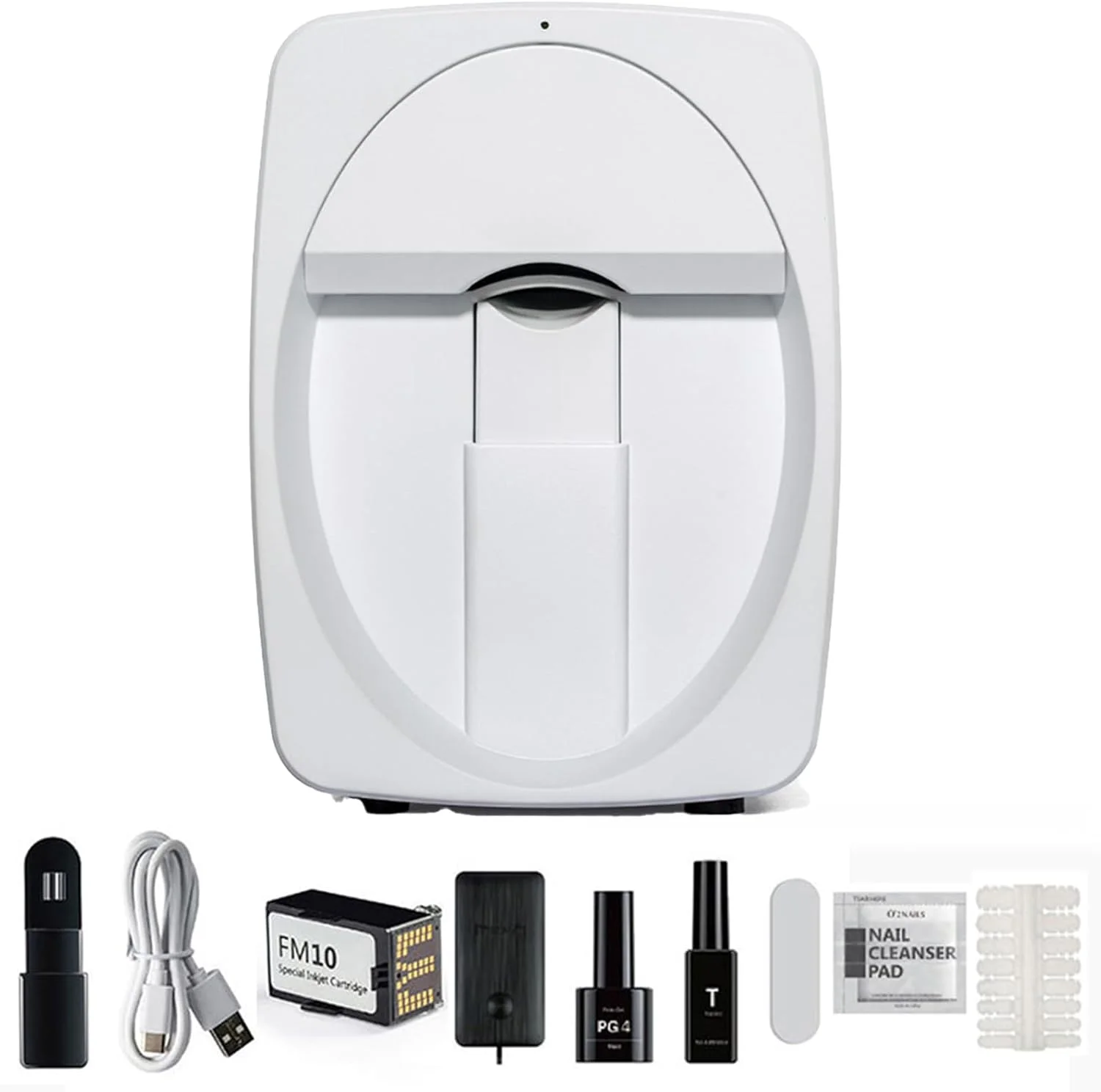 دستگاه چاپ ناخن، چاپگر هوشمند خودکار ناخن، رزولوشن بالای 2400 DPI، کنترل از طریق اپلیکیشن موبایل رایگان، پشتیبانی از DIY، شناسایی دوربین، سازگار با اندروید و iOS، برای متخصصان مانیکور/ناخن