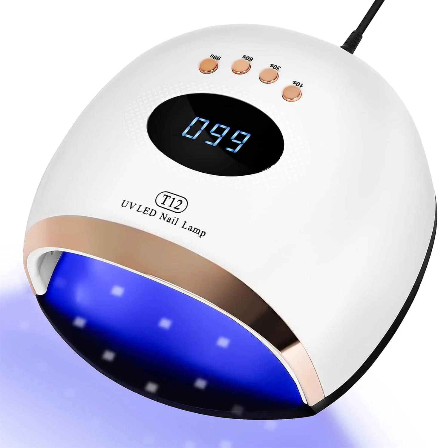 دستگاه خشک کن لاک ناخن UV LED، خشک کننده سریع 158 واتی، دستگاه خشک کننده حرفه ای لاک ژل با صفحه نمایش LCD و 4 تنظیم تایمر برای استفاده در خانه و سالن دستگاه خشک کن لاک ناخن UV LED، خشک کننده سریع 158 واتی، دستگاه خشک کننده حرفه ای لاک ژل با صفحه نمایش LCD و 4 تنظیم تایمر برای استفاده در خانه و سالن