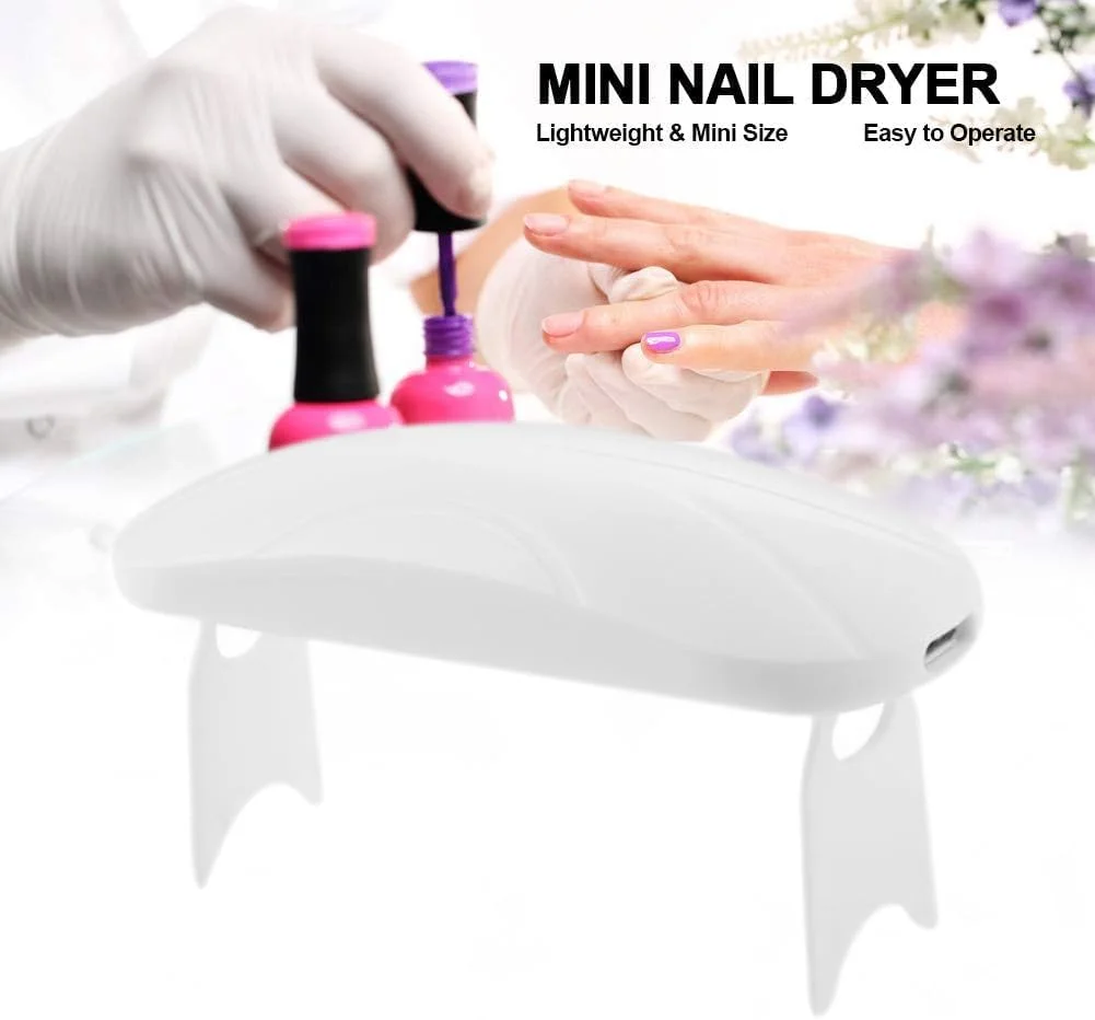 دستگاه نوردرمانی UV، مینی و قابل حمل، LED ناخن