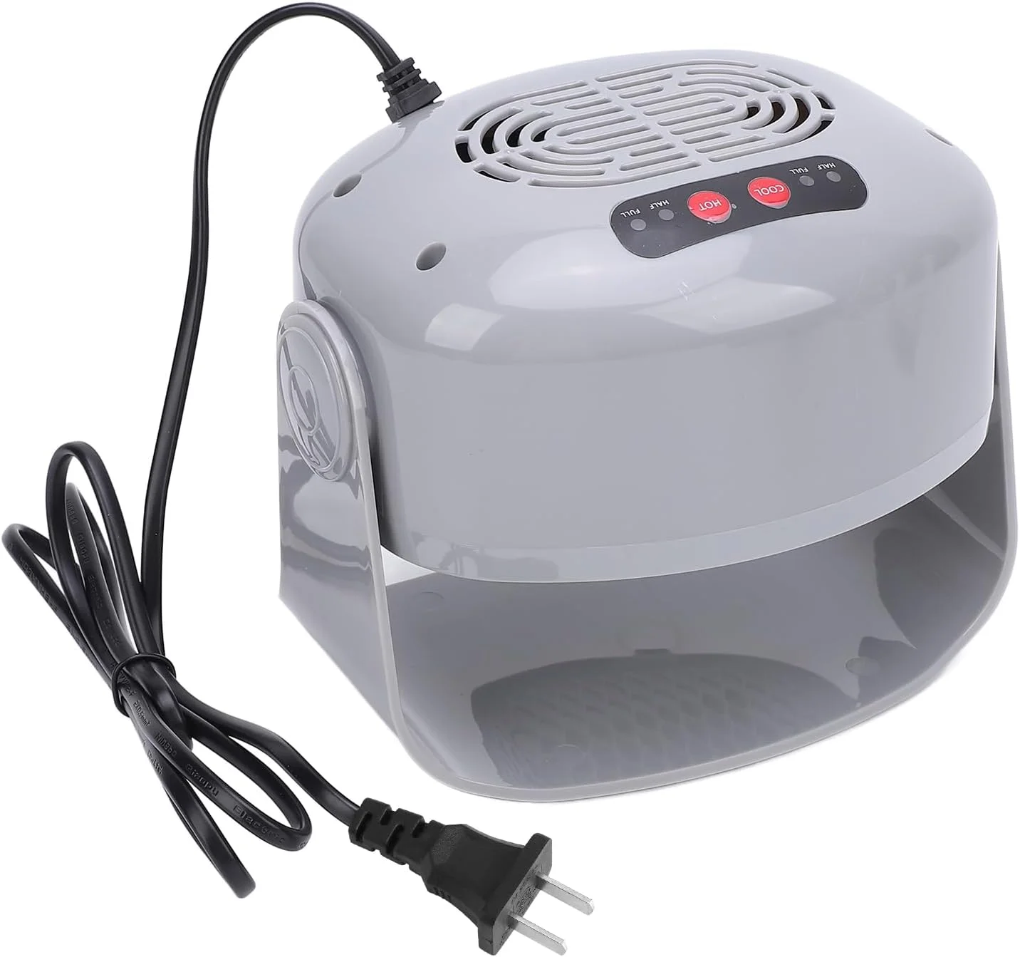 خشک کن ناخن چرخشی با دو حالت تنظیم باد گرم و خنک و سنسور هوشمند اتوماتیک مناسب سالن و منزل