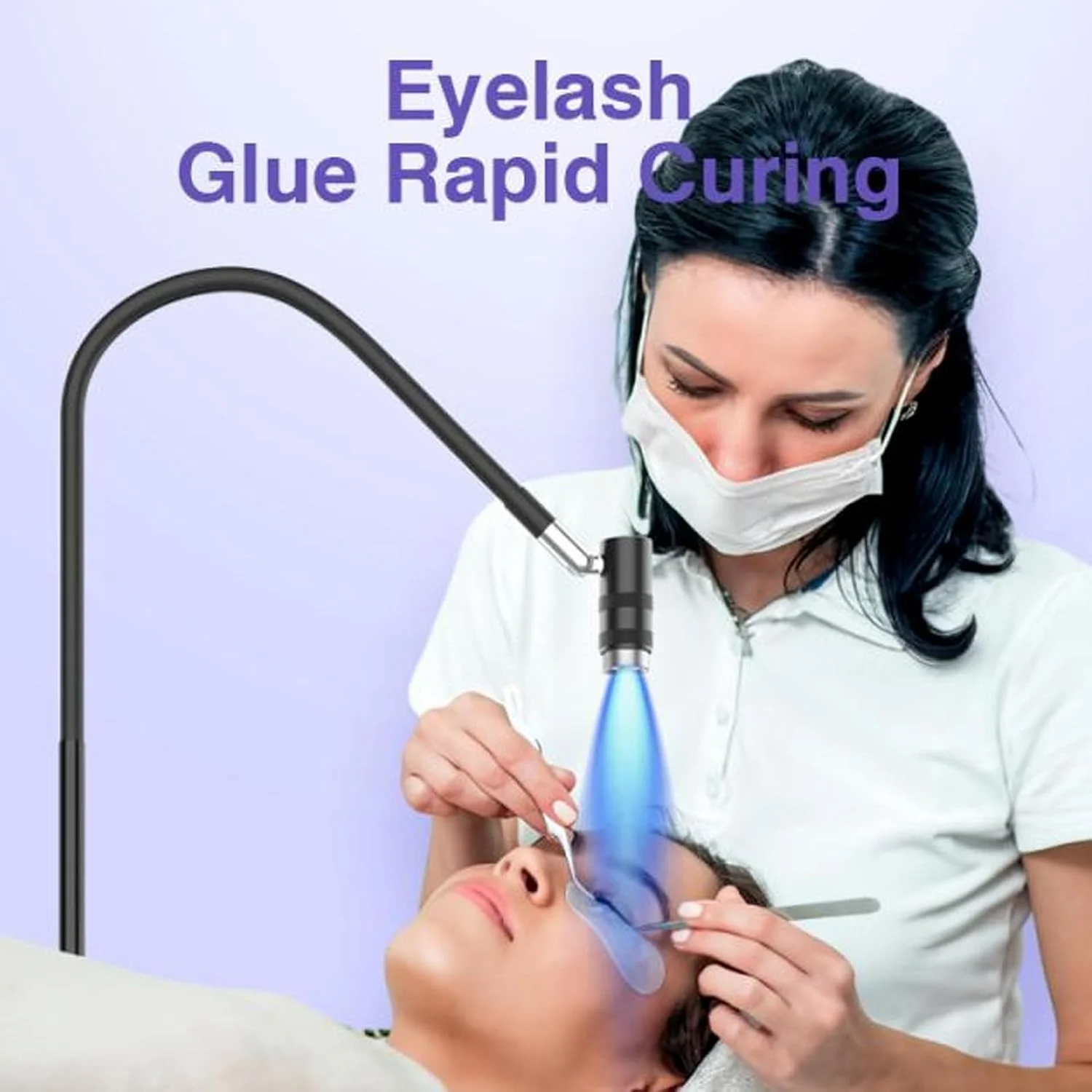 چراغ ناخن گردن غازی UV با پدال پایی، چراغ ناخن فرابنفش 6 وات با سر لامپ قابل جابجایی و تنظیم 3 تا 30 درجه، چراغ زمینی خشک کن ناخن با 5 سطح کم نور برای ناخن ژلی چراغ ناخن گردن غازی UV با پدال پایی، چراغ ناخن فرابنفش 6 وات با سر لامپ قابل جابجایی و تنظیم 3 تا 30 درجه، چراغ زمینی خشک کن ناخن با 5 سطح کم نور برای ناخن ژلی