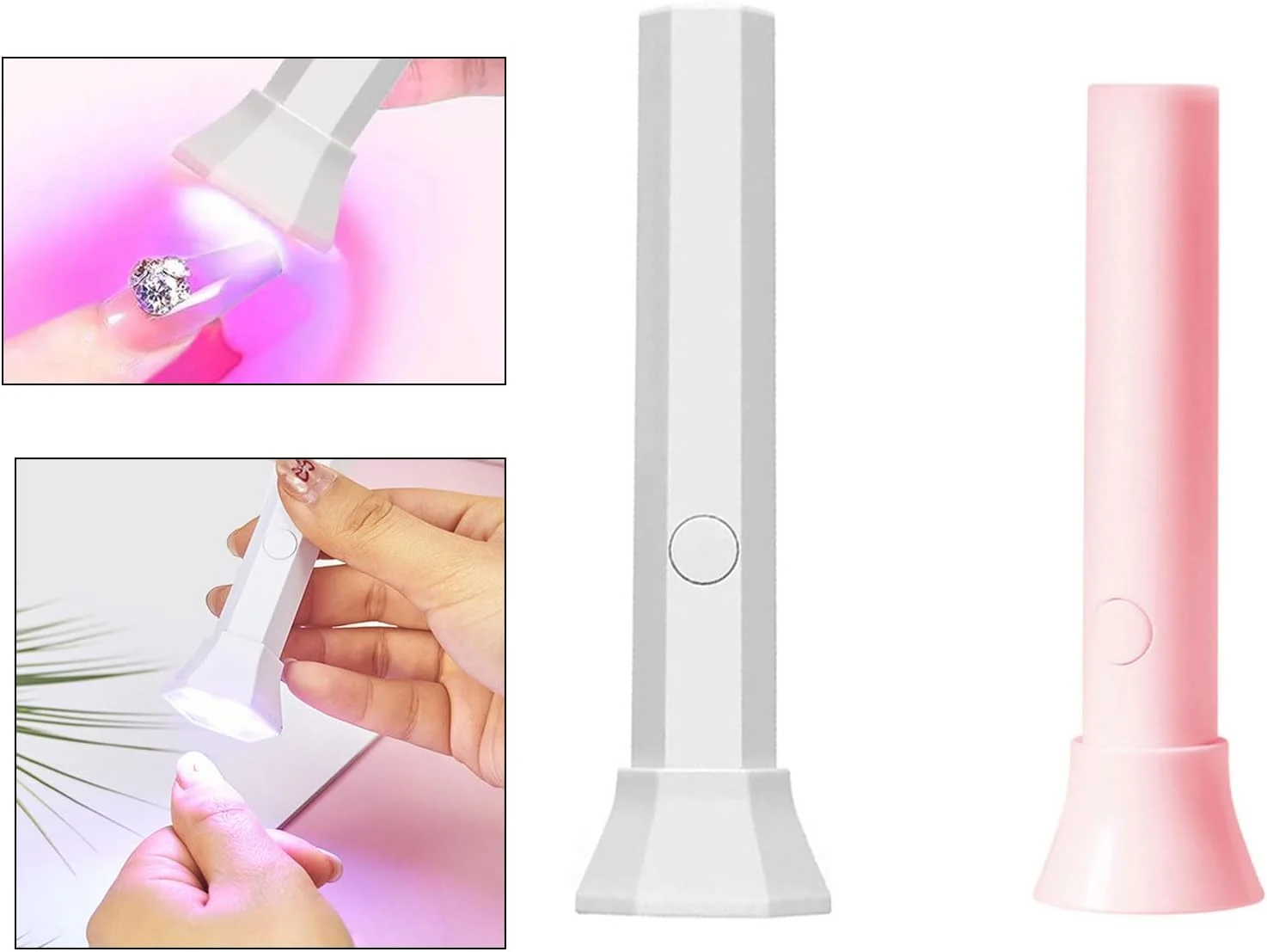 چراغ ناخن قابل حمل، چراغ ناخن شارژی، خشک کن سریع ناخن، چراغ LED ناخن، ابزار طراحی ناخن برای ژل ناخن