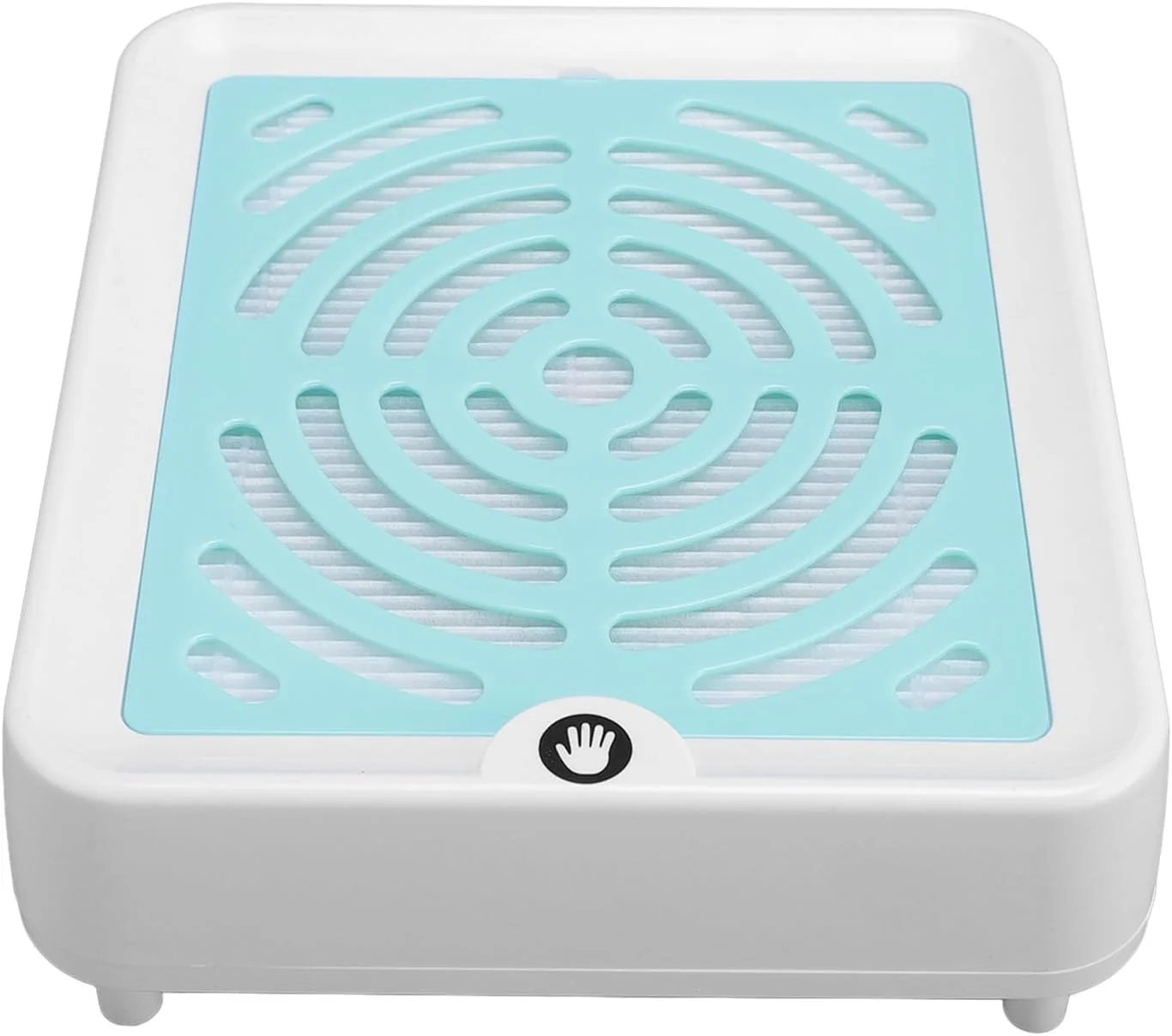 دستگاه جمع کننده گرد و غبار ناخن 40 وات با مکش قوی، فیلتر الیاف ظریف، قابل حمل، القای اتوماتیک، جاروبرقی ناخن برای سالن ناخن - آبی (دوشاخه ایالات متحده)