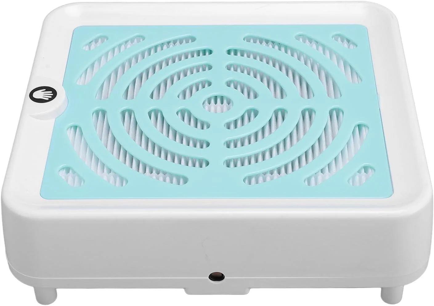 دستگاه جمع کننده گرد و غبار ناخن 40 وات با مکش قوی، فیلتر الیاف ظریف، قابل حمل، القای اتوماتیک، جاروبرقی ناخن برای سالن ناخن - آبی (دوشاخه ایالات متحده)