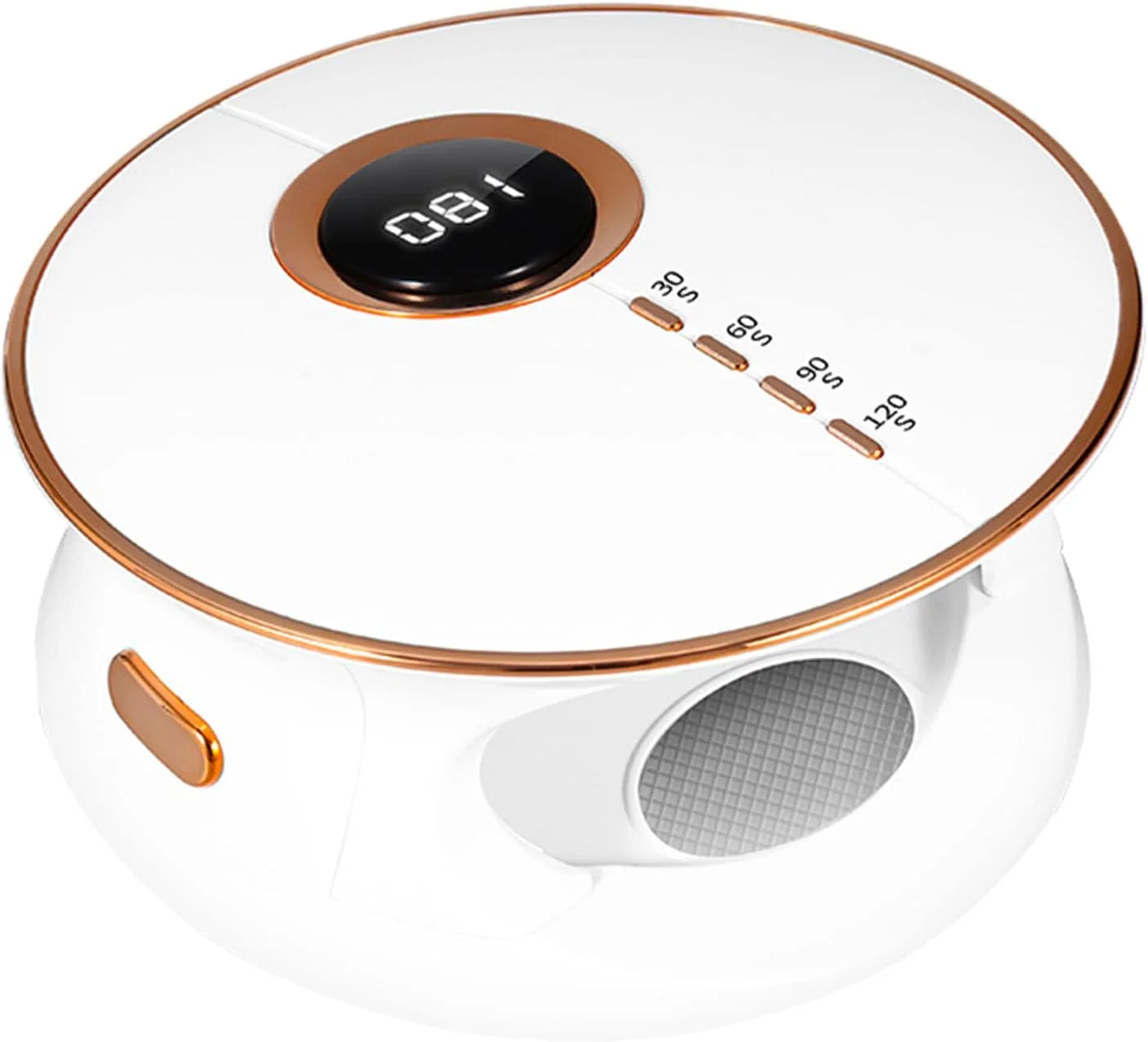 دستگاه خشک کن لاک ناخن 168 وات Labymos با 42 LED، منبع نور دوگانه، مناسب استفاده خانگی، قابل حمل، با حسگر هوشمند