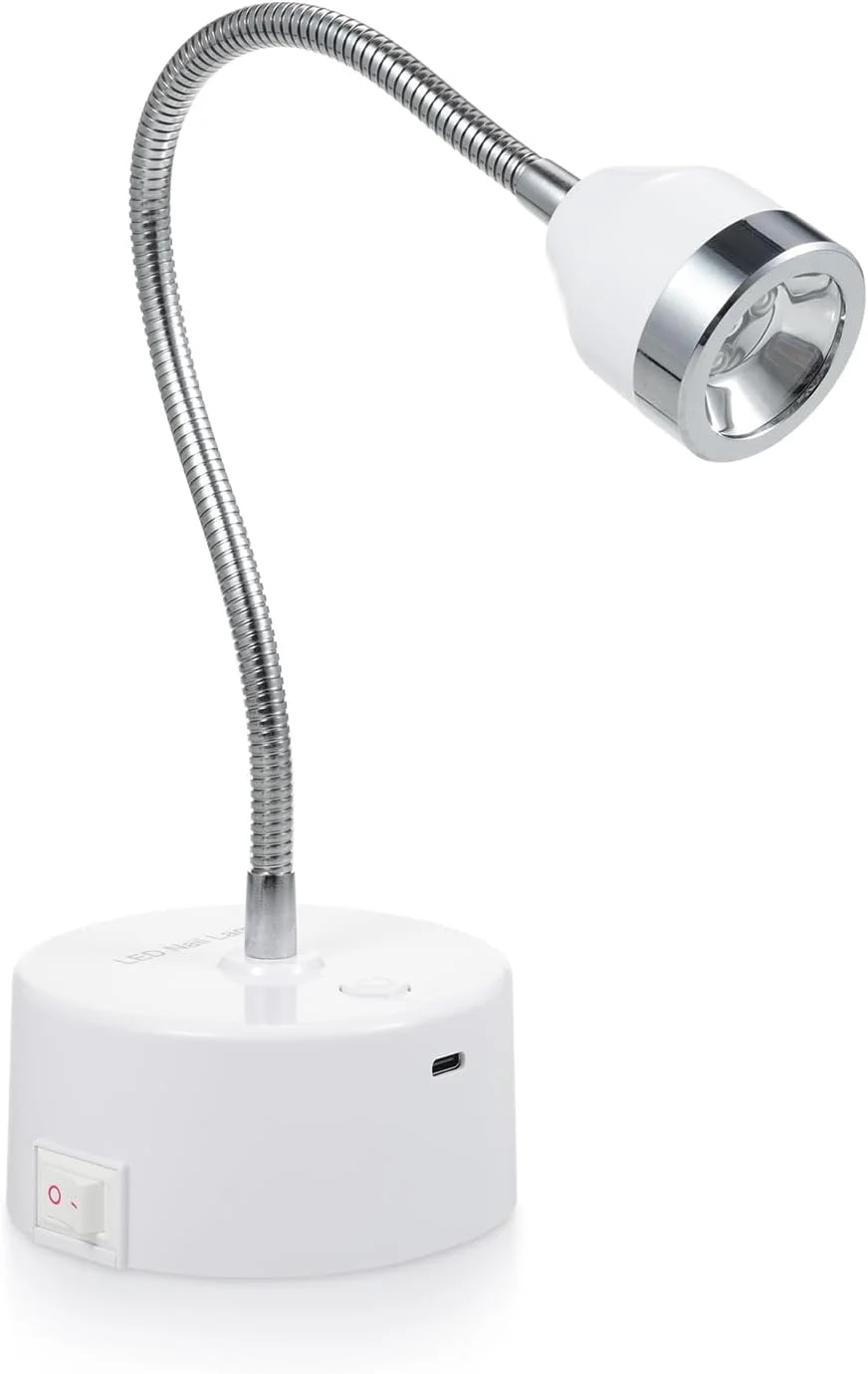 لامپ ناخن قابل حمل Labymos، خشک کن لاک ژل ناخن، لامپ خشک کننده چسب ناخن، نور درمانی LED با کنترل لمسی برای استفاده در سالن ناخن خانگی