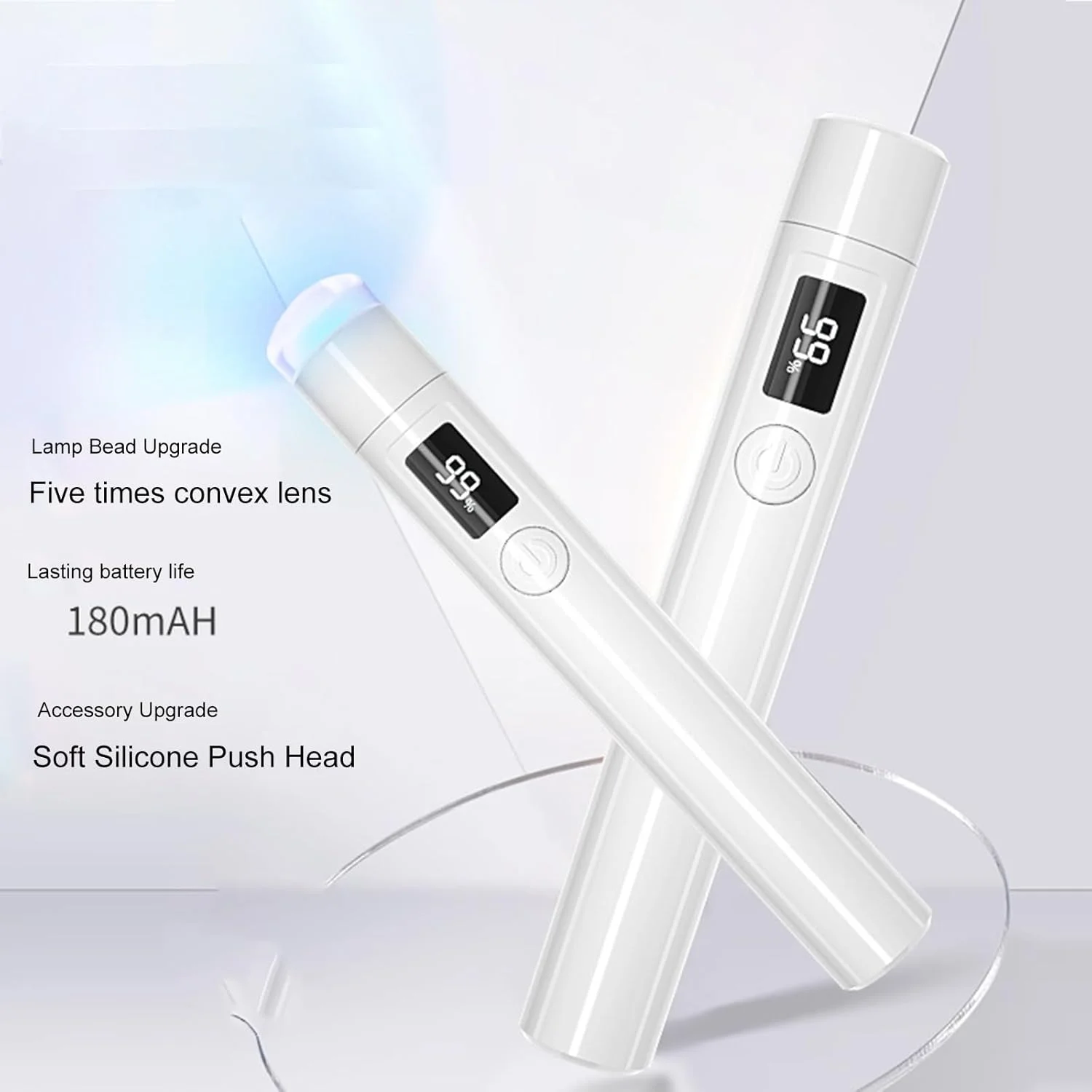 چراغ دستی مانیکور Labymos، خشک کننده سریع، چراغ پخت قابل حمل، چراغ درمانی، صفحه نمایش LED، زمان بندی دو سرعته 45 ثانیه/60 ثانیه چراغ دستی مانیکور Labymos، خشک کننده سریع، چراغ پخت قابل حمل، چراغ درمانی، صفحه نمایش LED، زمان بندی دو سرعته 45 ثانیه/60 ثانیه