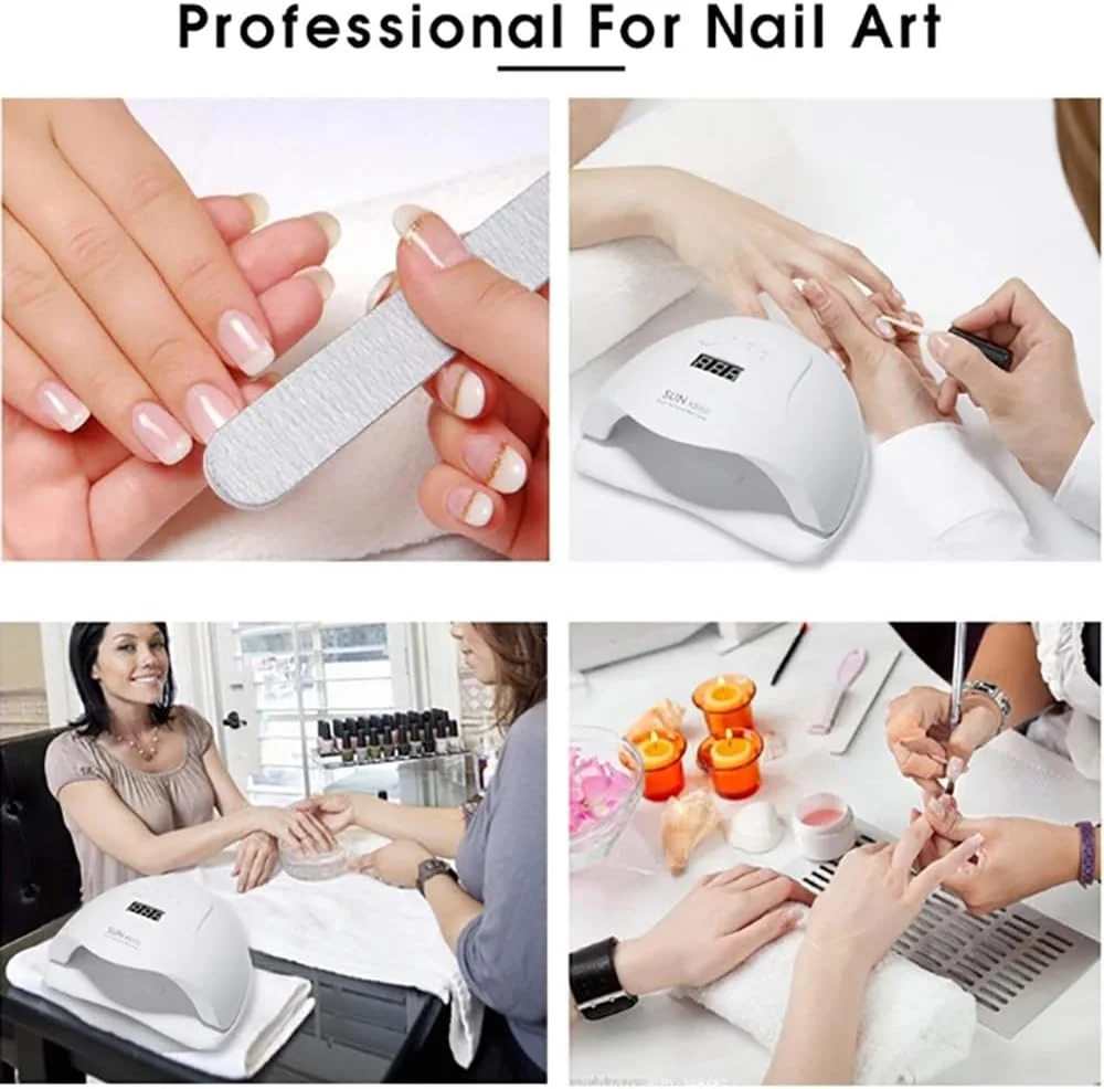 دستگاه خشک کن لاک ژل ناخن حرفه ای 120 وات، خشک کن سریعتر ناخن برای لاک ژل، 4 تایمر، 36 عدد لامپ ال ای دی با منبع نور دوگانه، حسگر هوشمند، سازگار با انواع ژل، مناسب برای خانه و سالن، سفید دستگاه خشک کن لاک ژل ناخن حرفه ای 120 وات، خشک کن سریعتر ناخن برای لاک ژل، 4 تایمر، 36 عدد لامپ ال ای دی با منبع نور دوگانه، حسگر هوشمند، سازگار با انواع ژل، مناسب برای خانه و سالن، سفید
