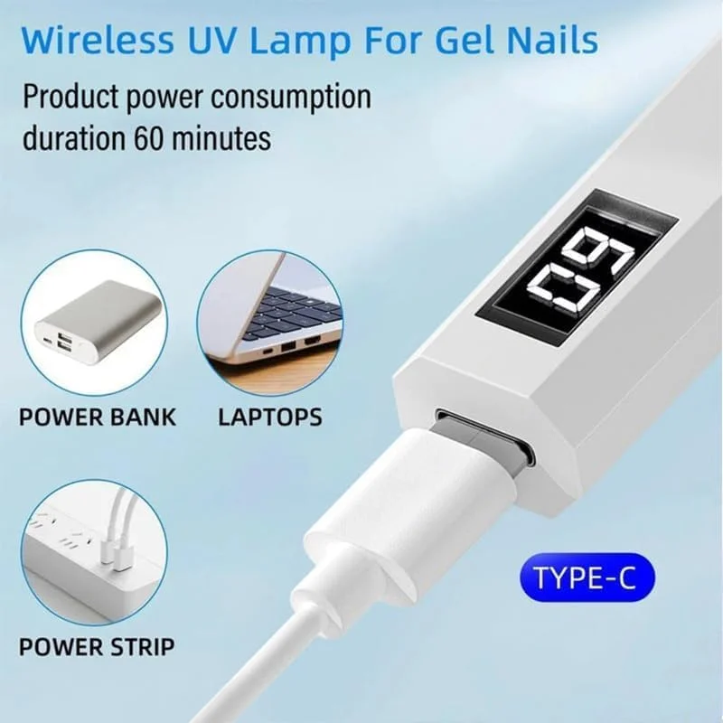 چراغ UV ناخن، چراغ UV قابل حمل برای ناخن های ژلی، چراغ LED UV بی سیم، چراغ UV خشک کننده سریع، خشک کن ناخن قابل حمل برای استفاده شخصی در خانه (سبز) چراغ UV ناخن، چراغ UV قابل حمل برای ناخن های ژلی، چراغ LED UV بی سیم، چراغ UV خشک کننده سریع، خشک کن ناخن قابل حمل برای استفاده شخصی در خانه (سبز)