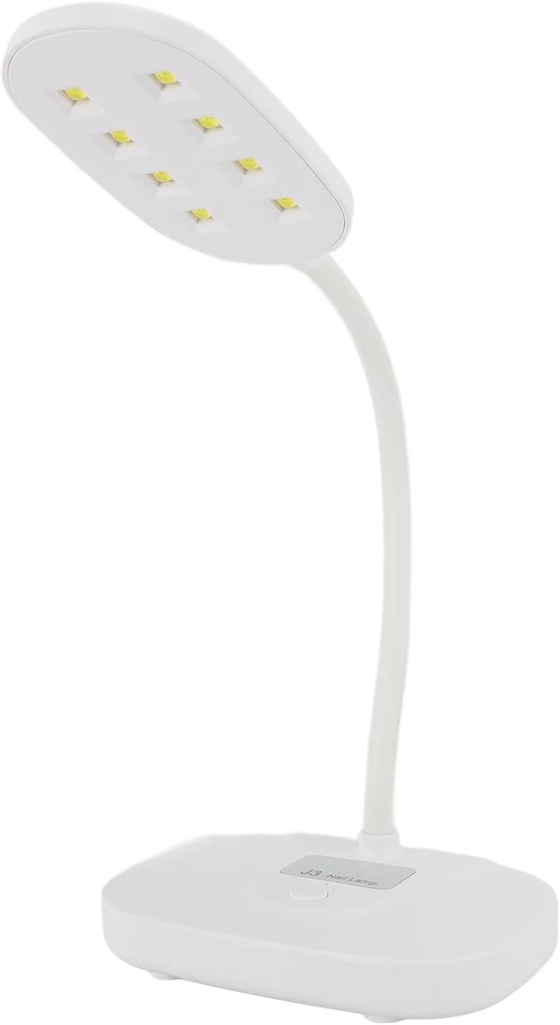 چراغ ناخن گردنی قابل تنظیم 360 درجه Kikumi، چراغ کوچک القایی اتوماتیک با پخت سریع و تایمر برای ژل ناخن، برای بانوان، چراغ ناخن ABS قابل حمل و جمع و جور