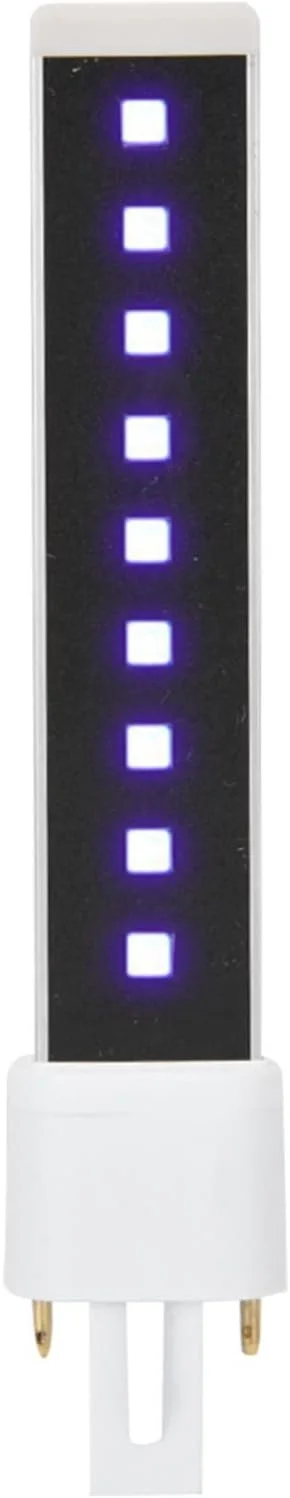 لامپ یو وی با منبع نور دوگانه 365+405 نانومتر 9 وات، لامپ جایگزین خشک کن ژل ناخن، مناسب برای استفاده حرفه ای در سالن و منزل