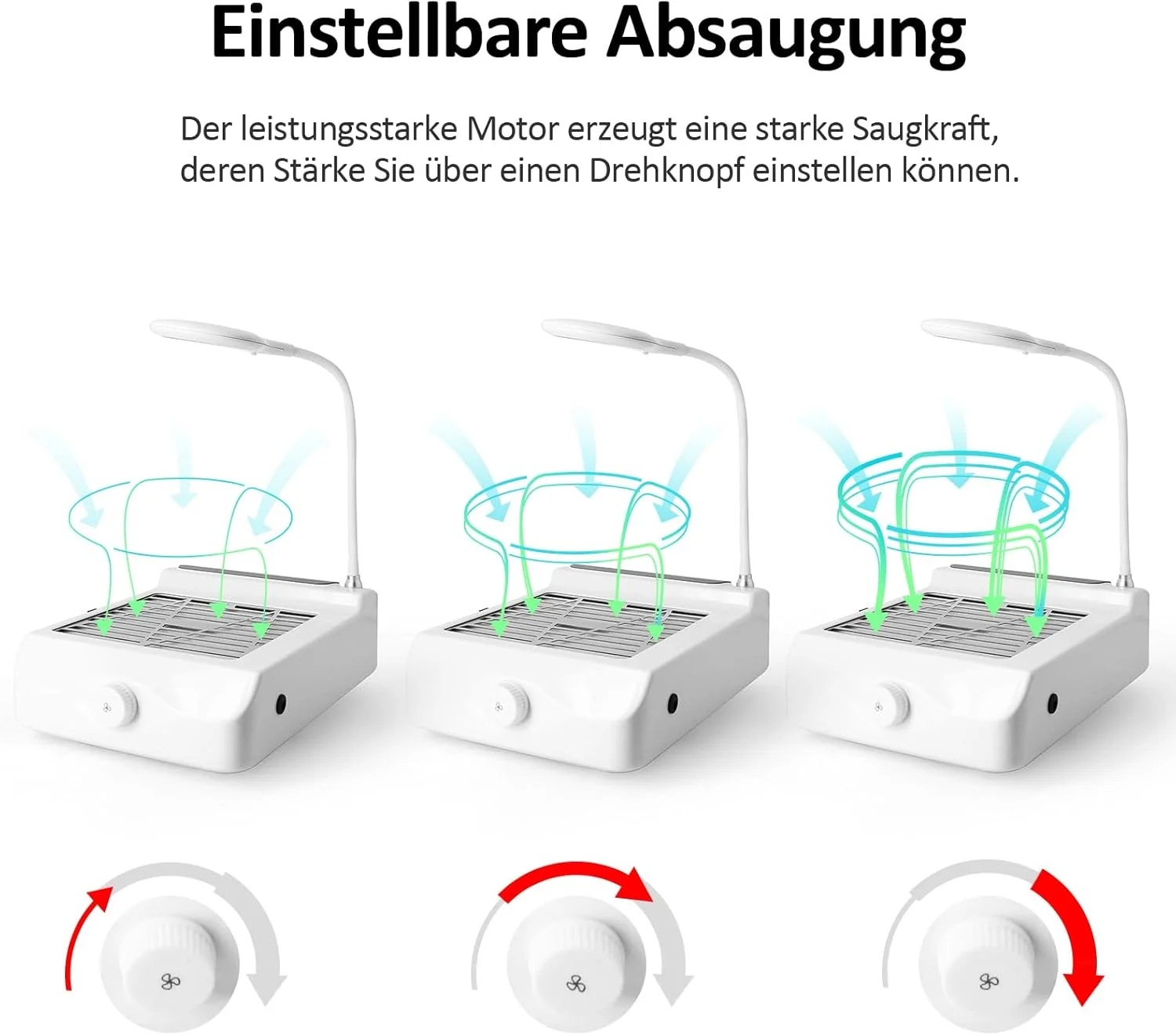دستگاه مکنده گرد و غبار ناخن با فیلتر، مکش حرفه ای گرد و غبار برای ناخن، مناسب سالن های آرایشی، جاروبرقی ناخن، طراحی و مانیکور ناخن، به همراه عقب زننده کوتیکول