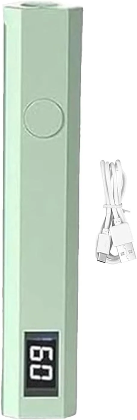 دستگاه خشک کن لاک ژل - دستگاه LED UV قابل شارژ - دستگاه خشک کن قابل حمل ناخن برای استفاده در خانه، فروشگاه ها و سالن های زیبایی