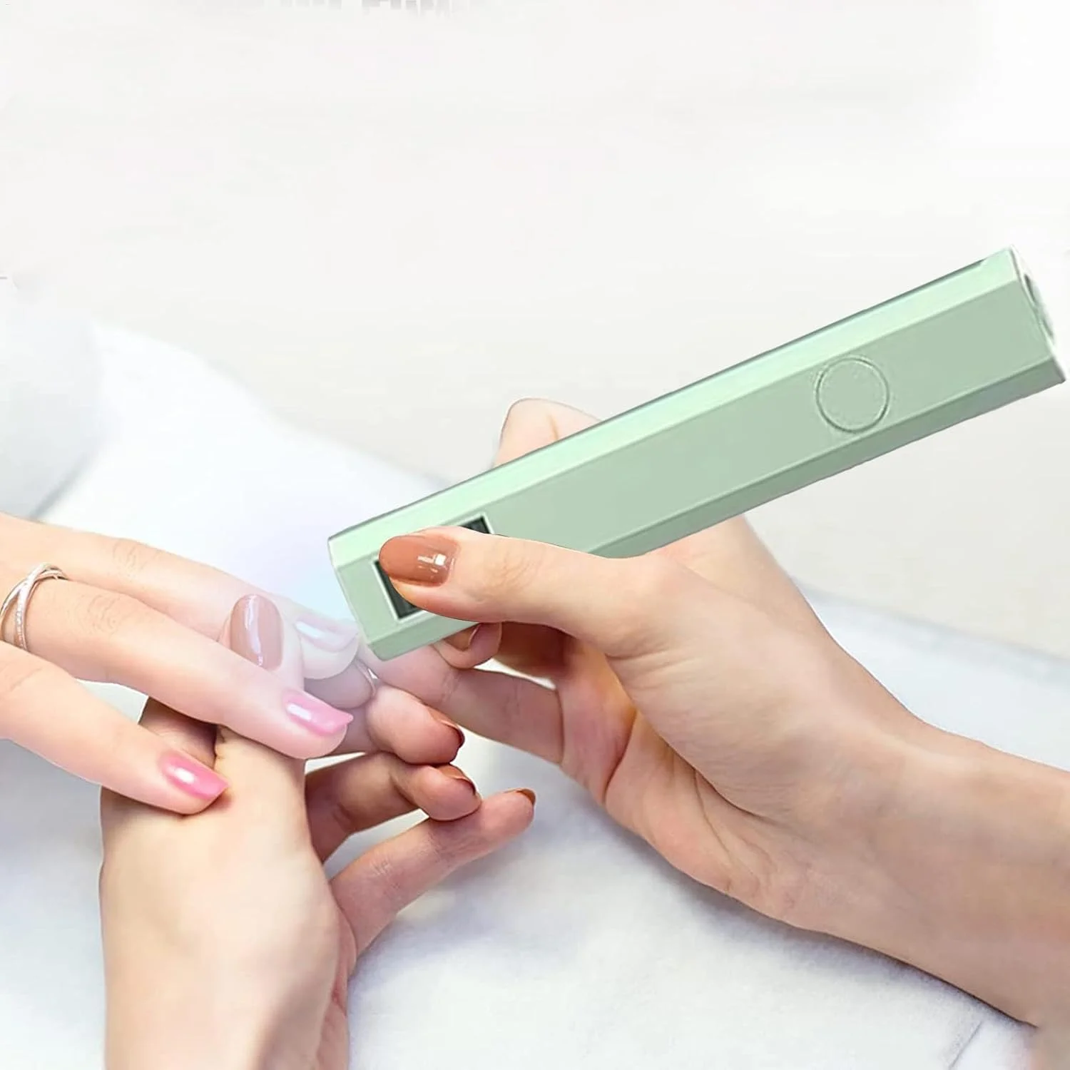 دستگاه خشک کن لاک ژل - دستگاه LED UV قابل شارژ - دستگاه خشک کن قابل حمل ناخن برای استفاده در خانه، فروشگاه ها و سالن های زیبایی