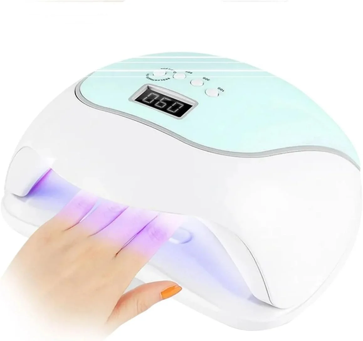 دستگاه خشک کن لاک ناخن LED UV حرفه ای V5 - سبز