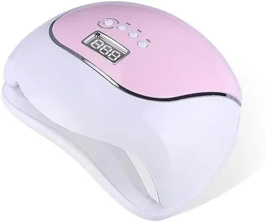 دستگاه خشک کن لاک ناخن LED UV مدل V5 حرفه ای - صورتی
